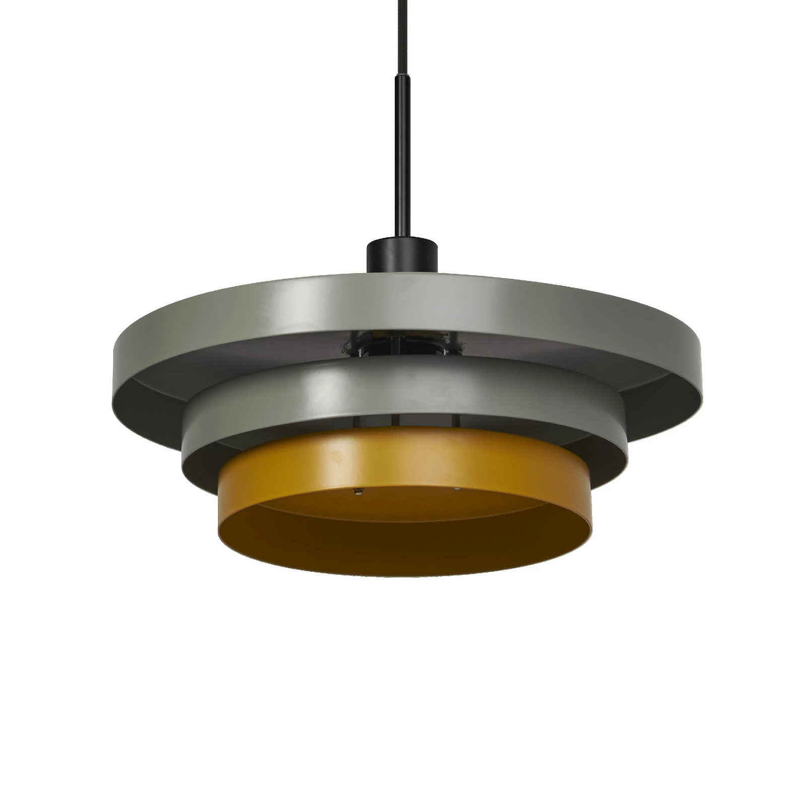 OSRAM viseča svetilka Decor Layers, zelena/rumena, jeklo, E27