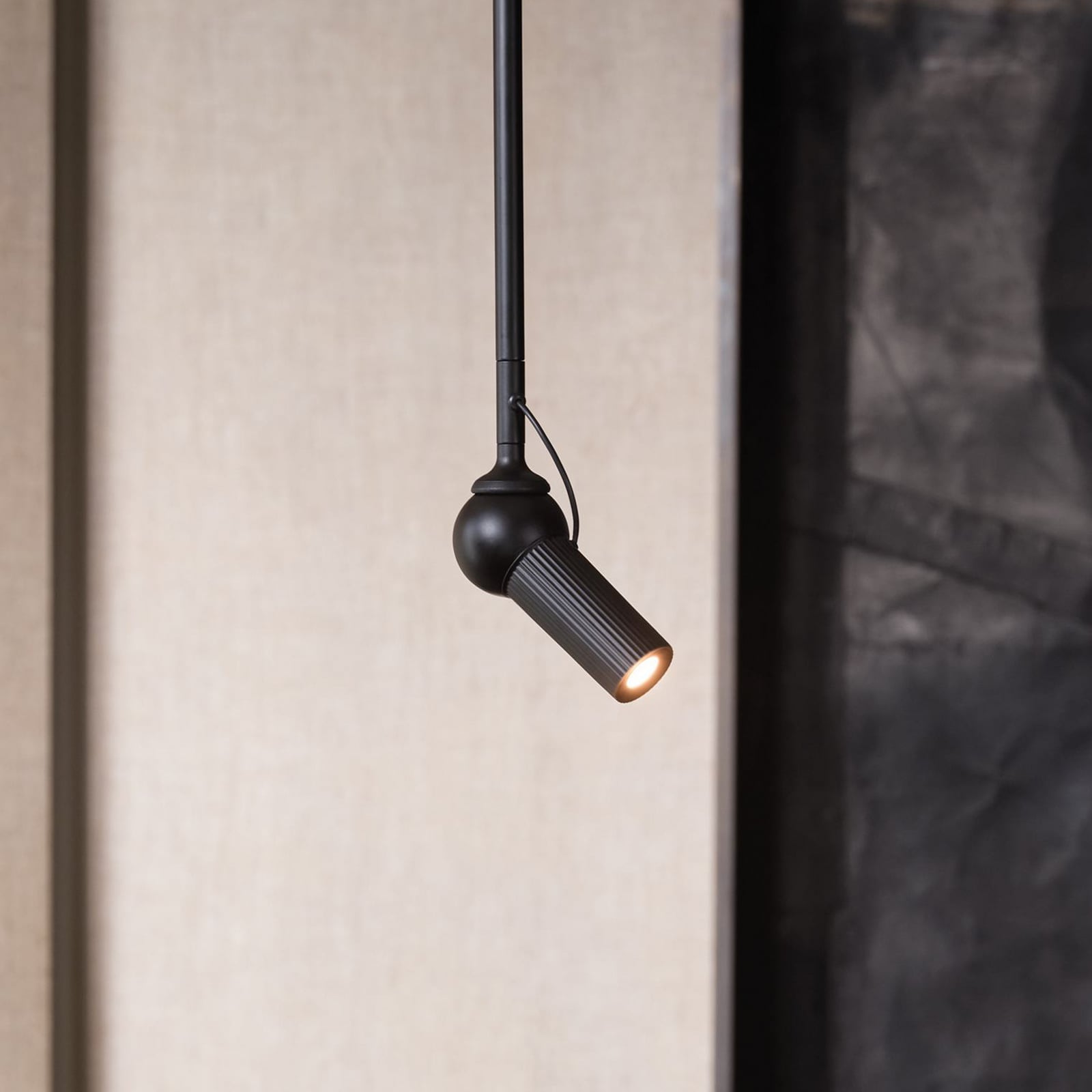 kdln LED-Deckenleuchte Bird, Ø 11 cm, Metall, verlängerbar