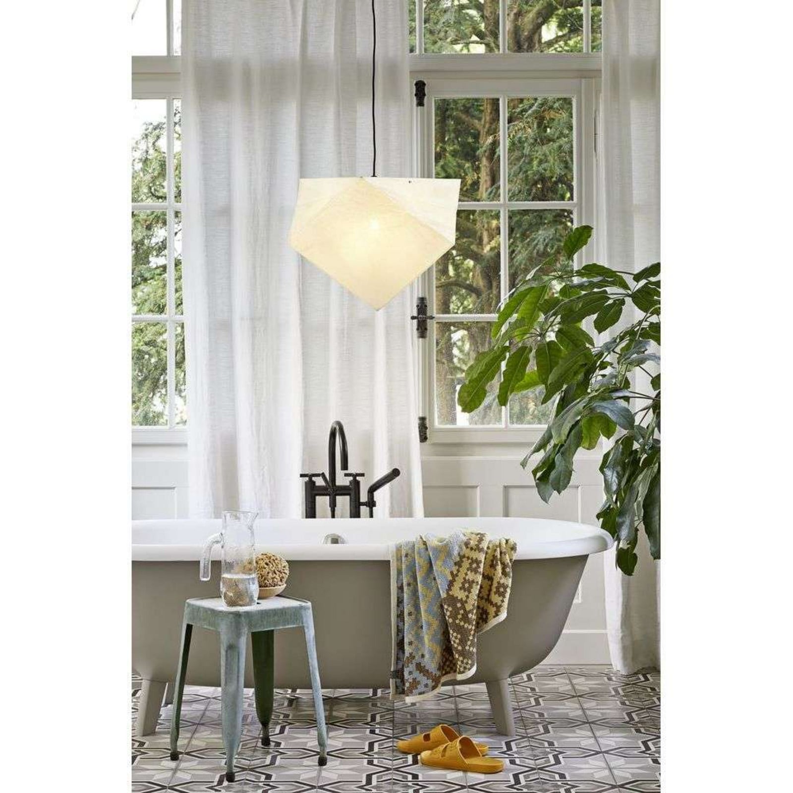 Akari YP1 Taklampa - Vitra - Vardagsrum - Papper / papp