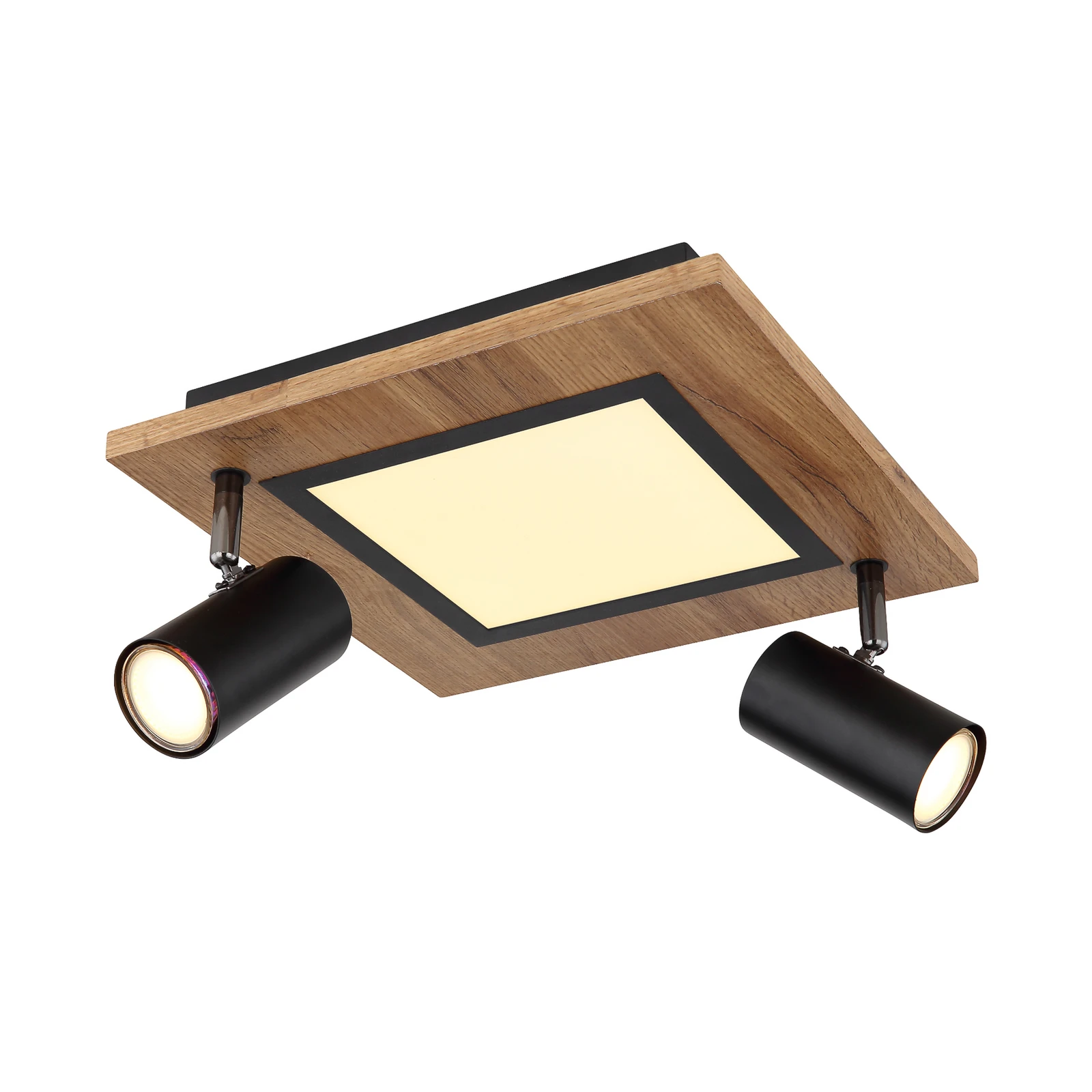 Plafonnier Ulla avec LED, à 2 lampes, 30x30cm