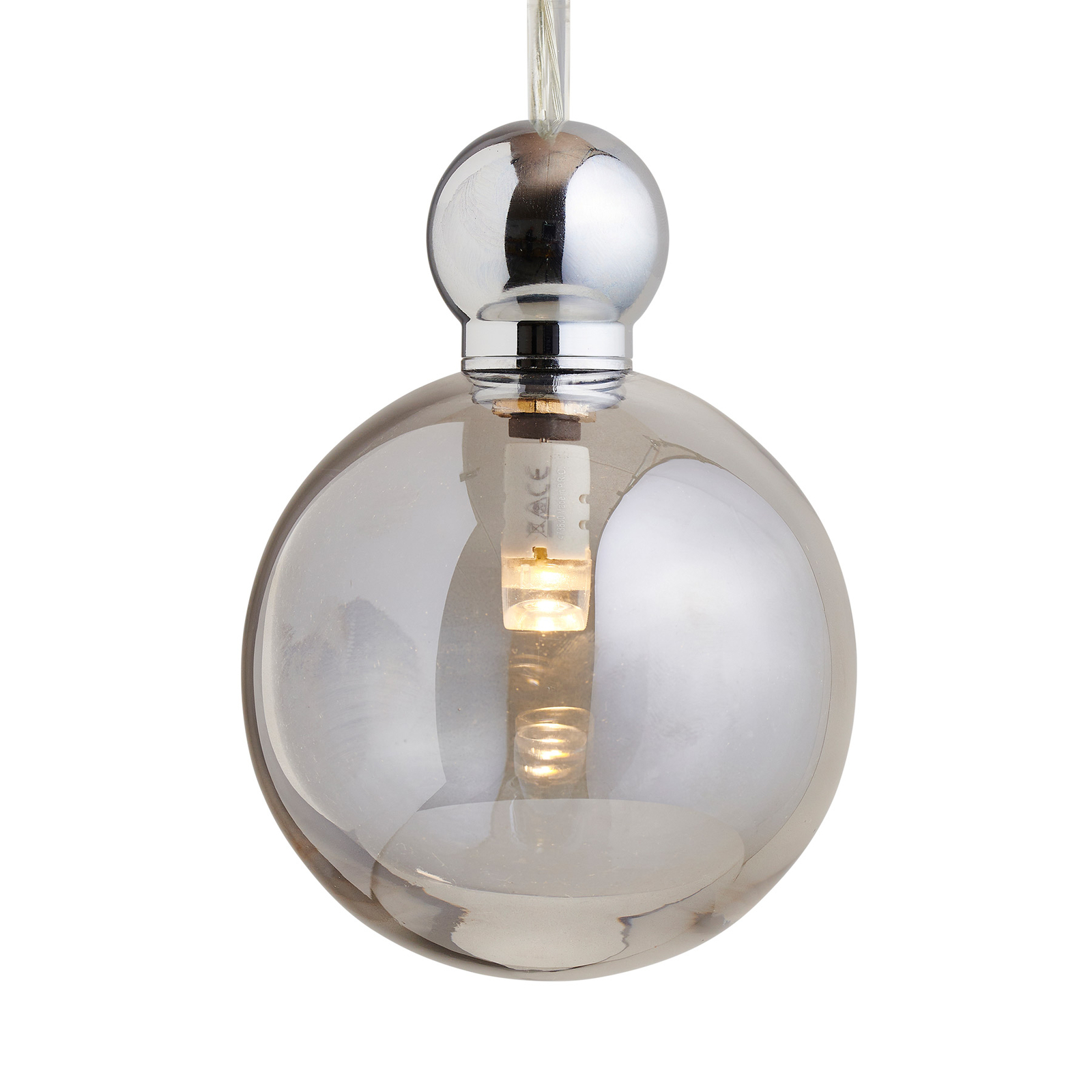 EBB & FLOW Uva M Hängelampe, Ball silber