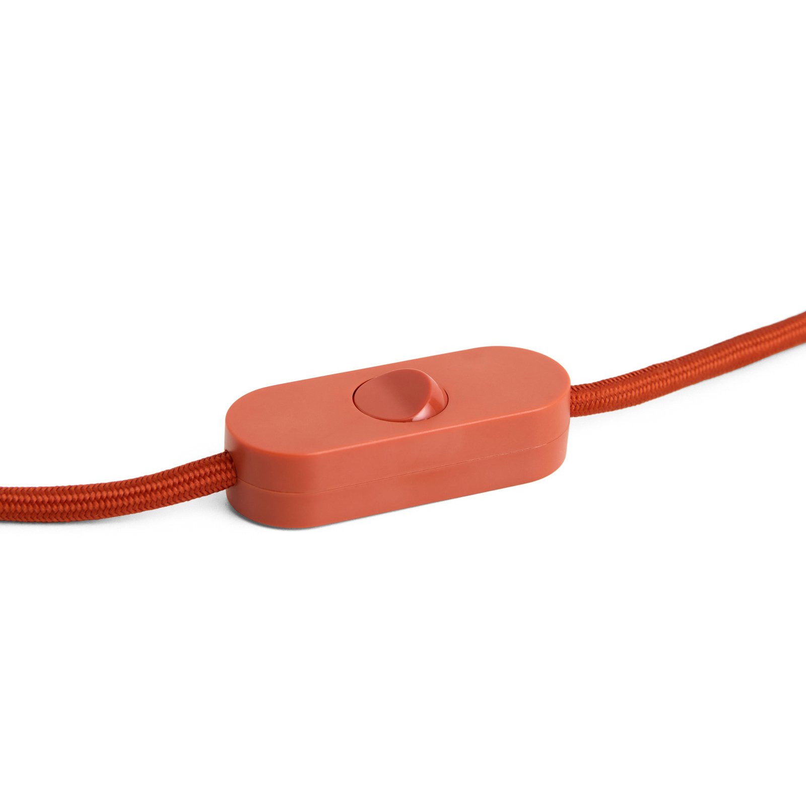 HAY E27 socket COMMON, rust red, plug cable 240 cm HAY E27 socket COMMON, rust red, plug cable 240 cm