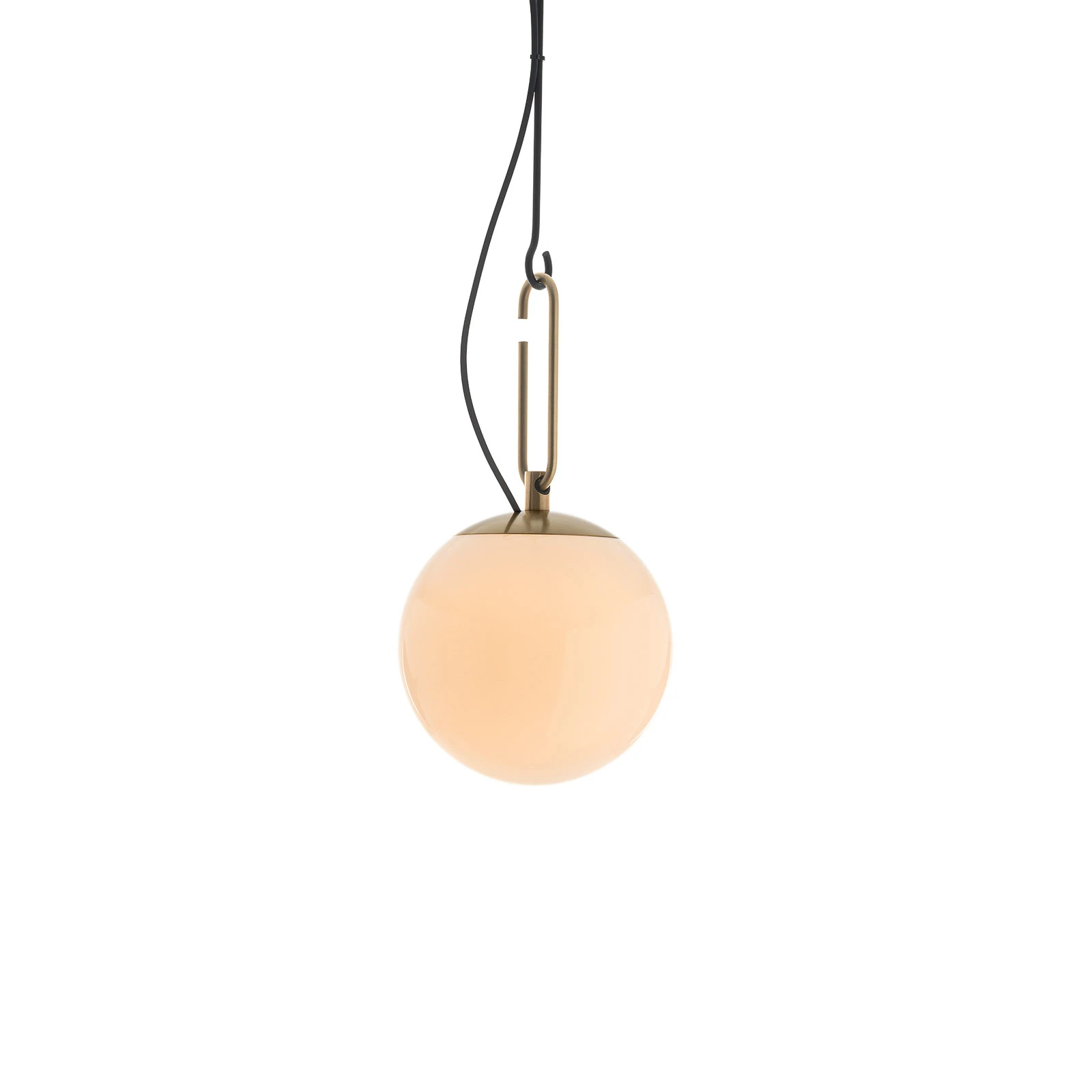 Artemide nh Glas-Hängelampe, Ø 22 cm