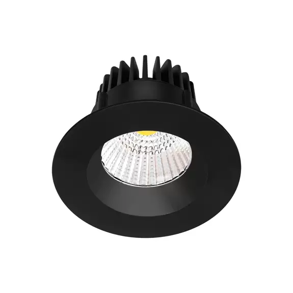 Lampenwelt Arcchio LED-Downlight Aryx, schwarz, 4.000K