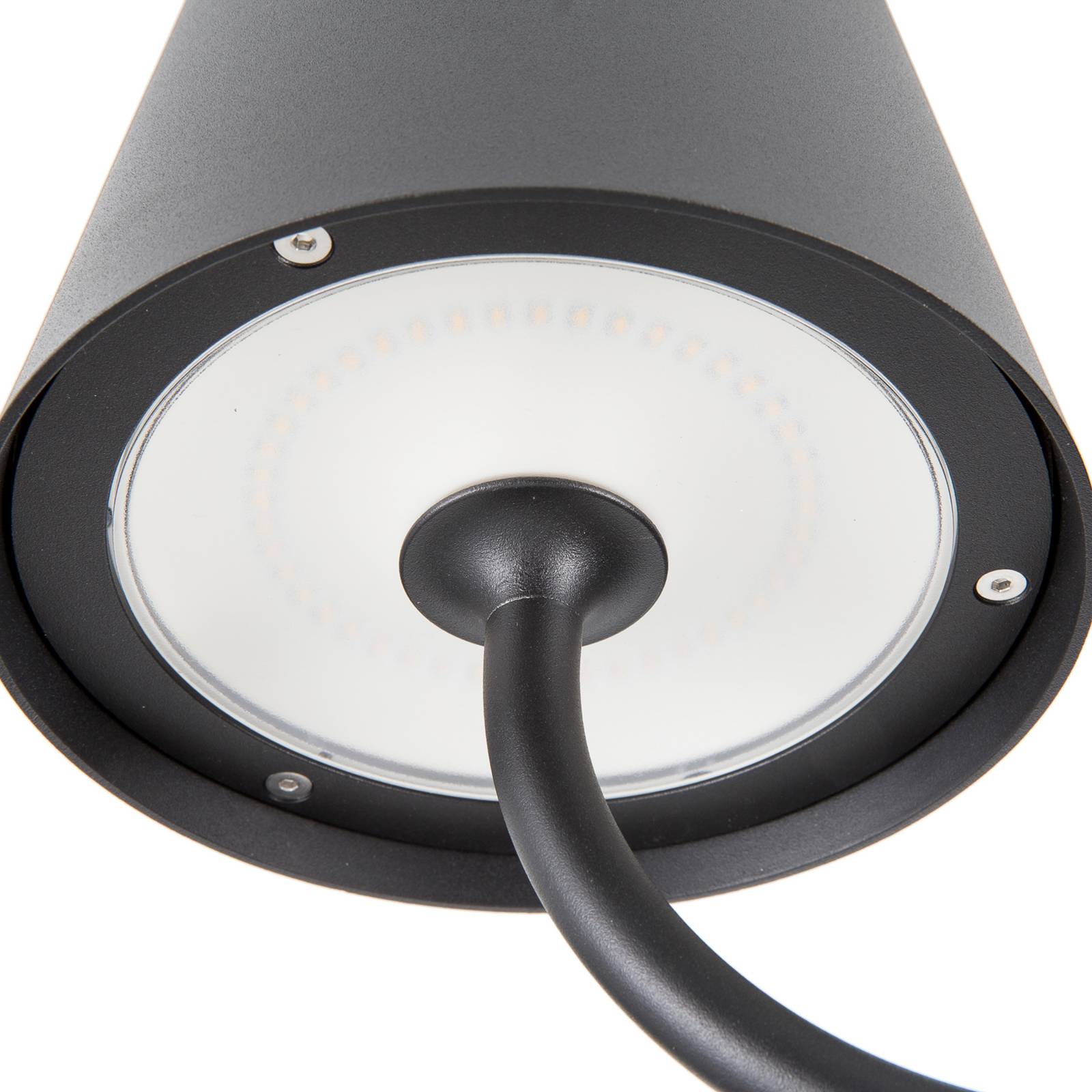 Kinkiet zewnętrzny LED Justin czarny