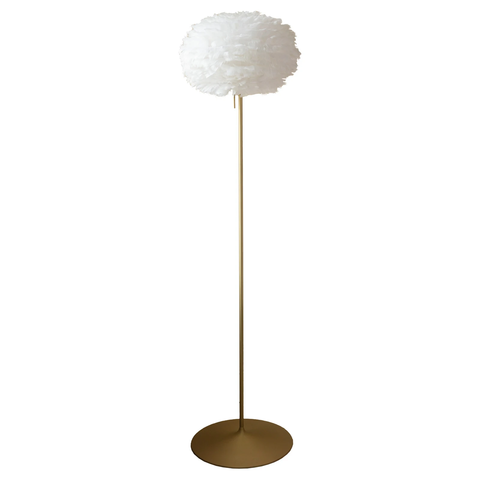 UMAGE Eos podna lampa srednje mesing/bijela