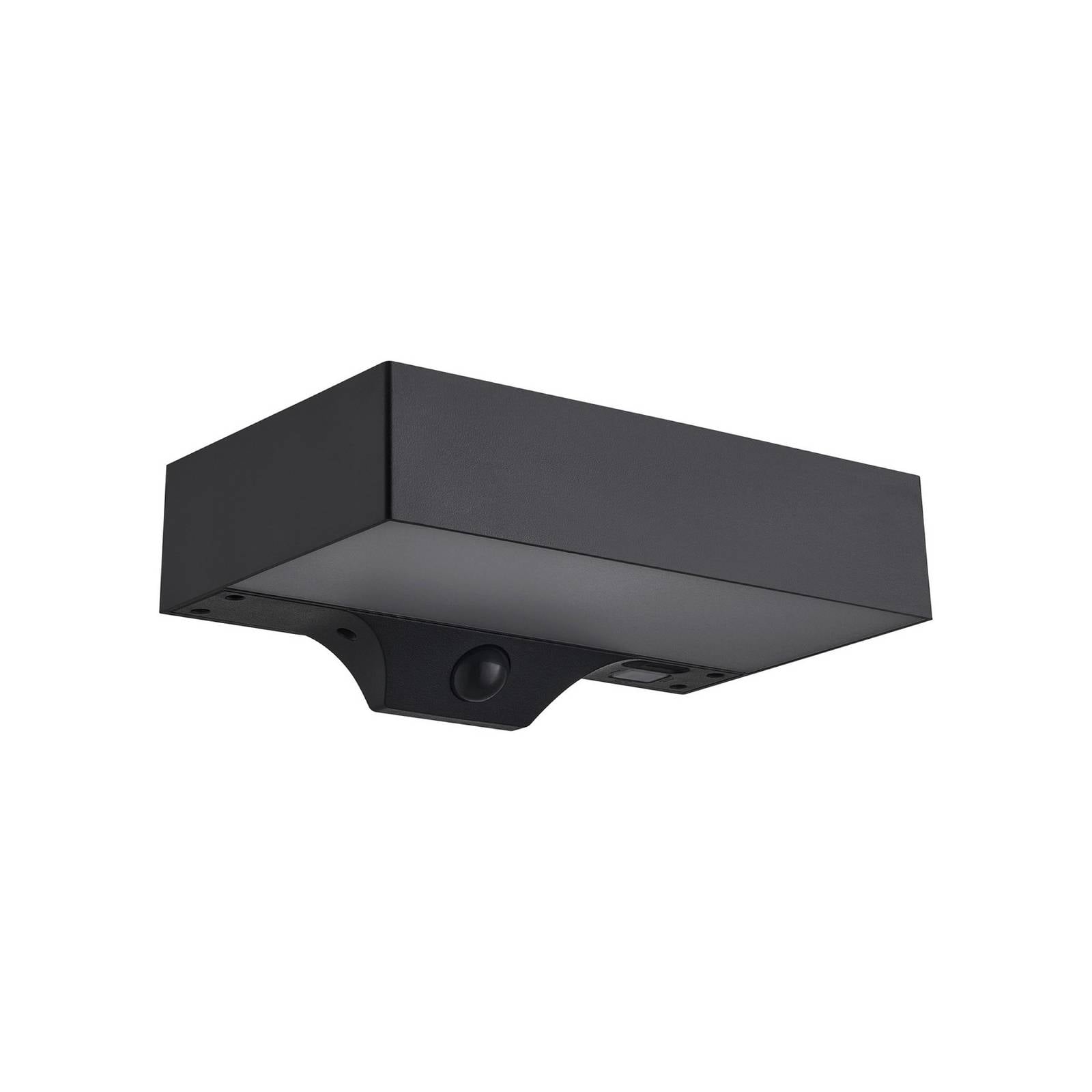 Nordlux LED-Solar-Außenwandleuchte Monay Square schwarz IP44