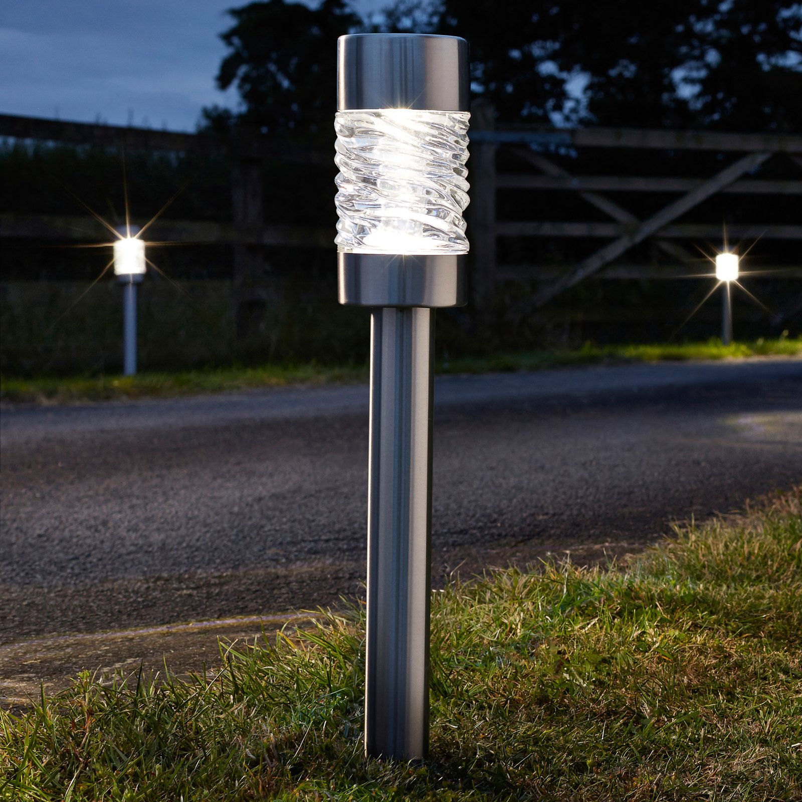 LED solar-grondspies lamp Martello 4 stuks per pak