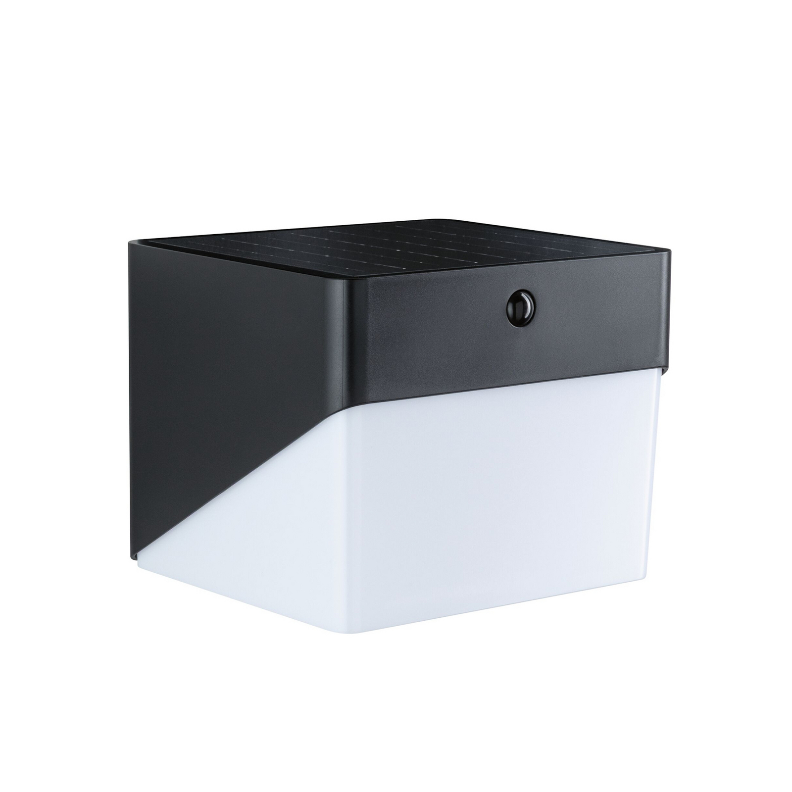 Paulmann LED wandlamp Lioren, 230 V + Solar, zwart, 17 cm