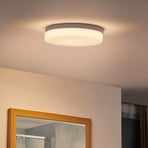 Prios Wynion LED ceiling lamp, CCT DIP switch