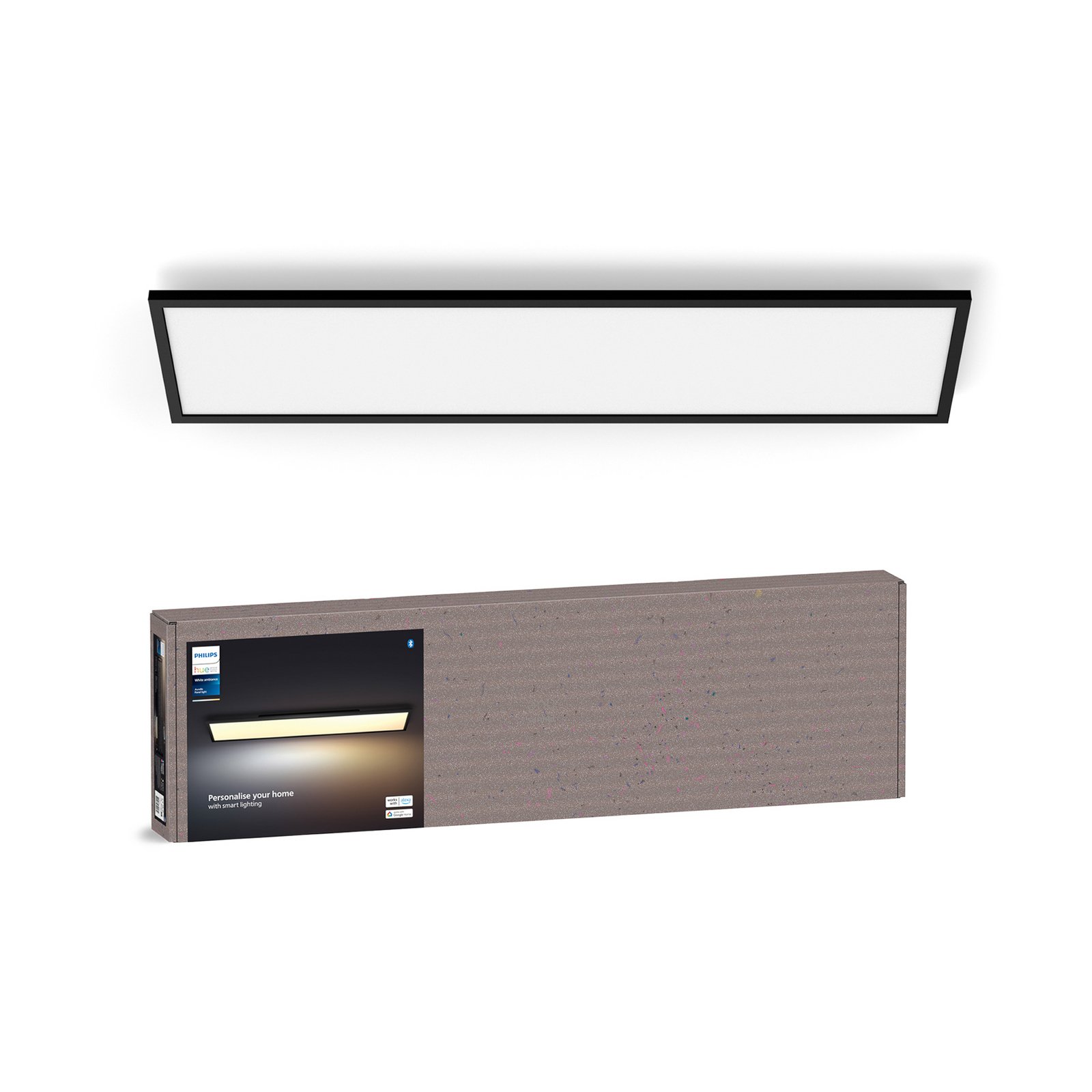 Philips Hue Pannello White Ambiance Aurelle 120 x 30 cm nero