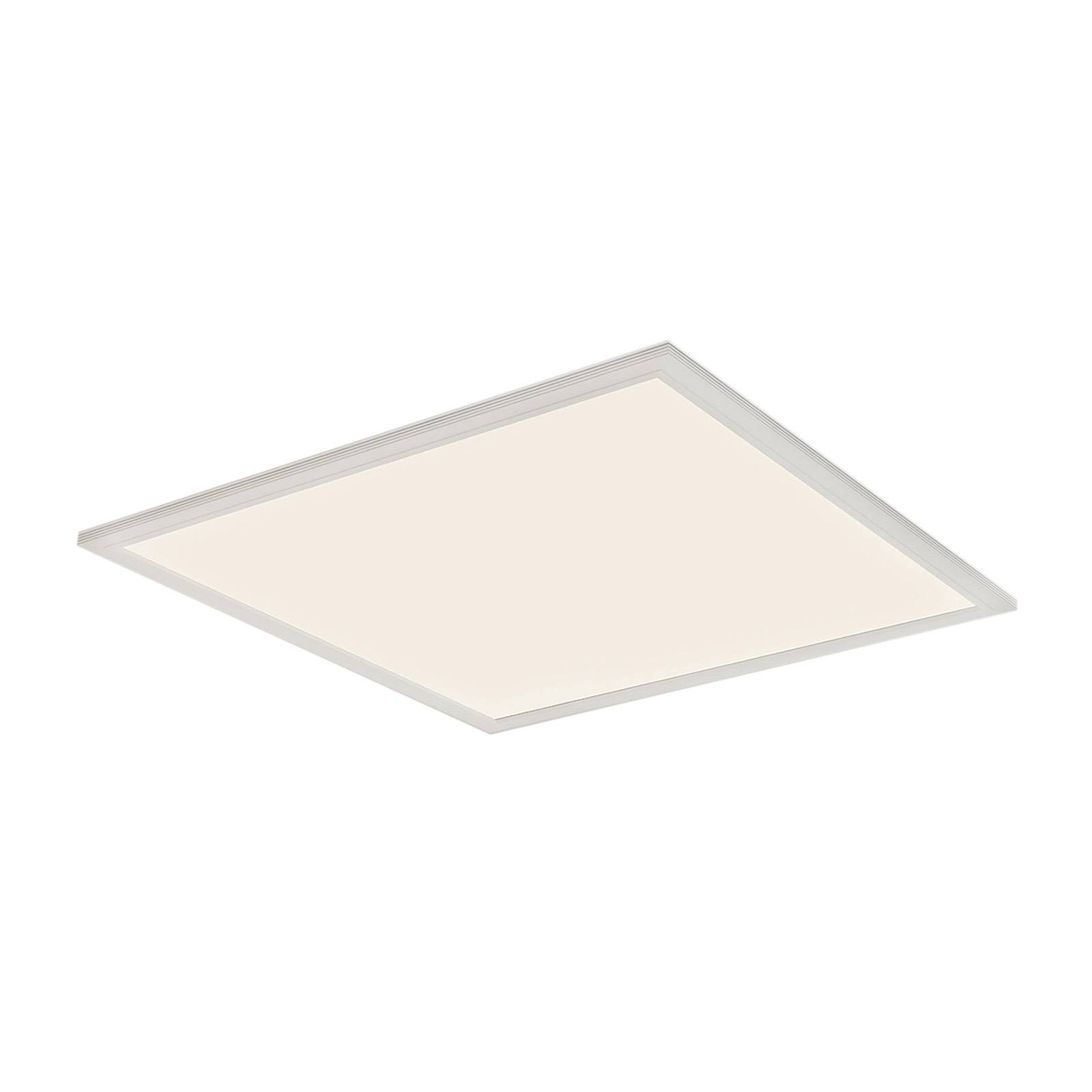 Briloner Plafonnier LED Piatto capteur 59,5 x 59,5 cm