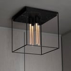 Lampa sufitowa Buster + Punch Caged Ceiling 4.0 Marble czarna