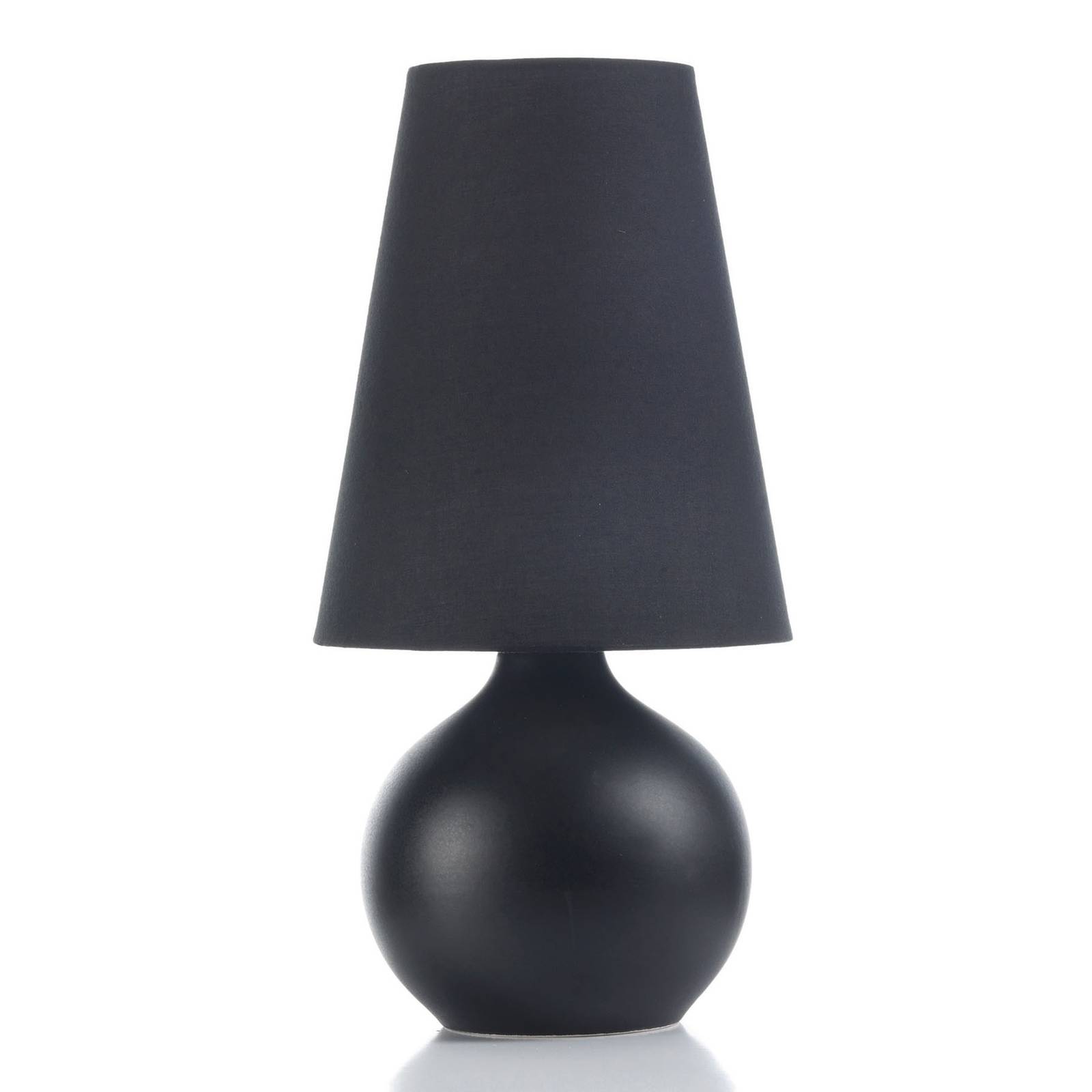Sfera asztali lámpa, 44 cm magas, fekete