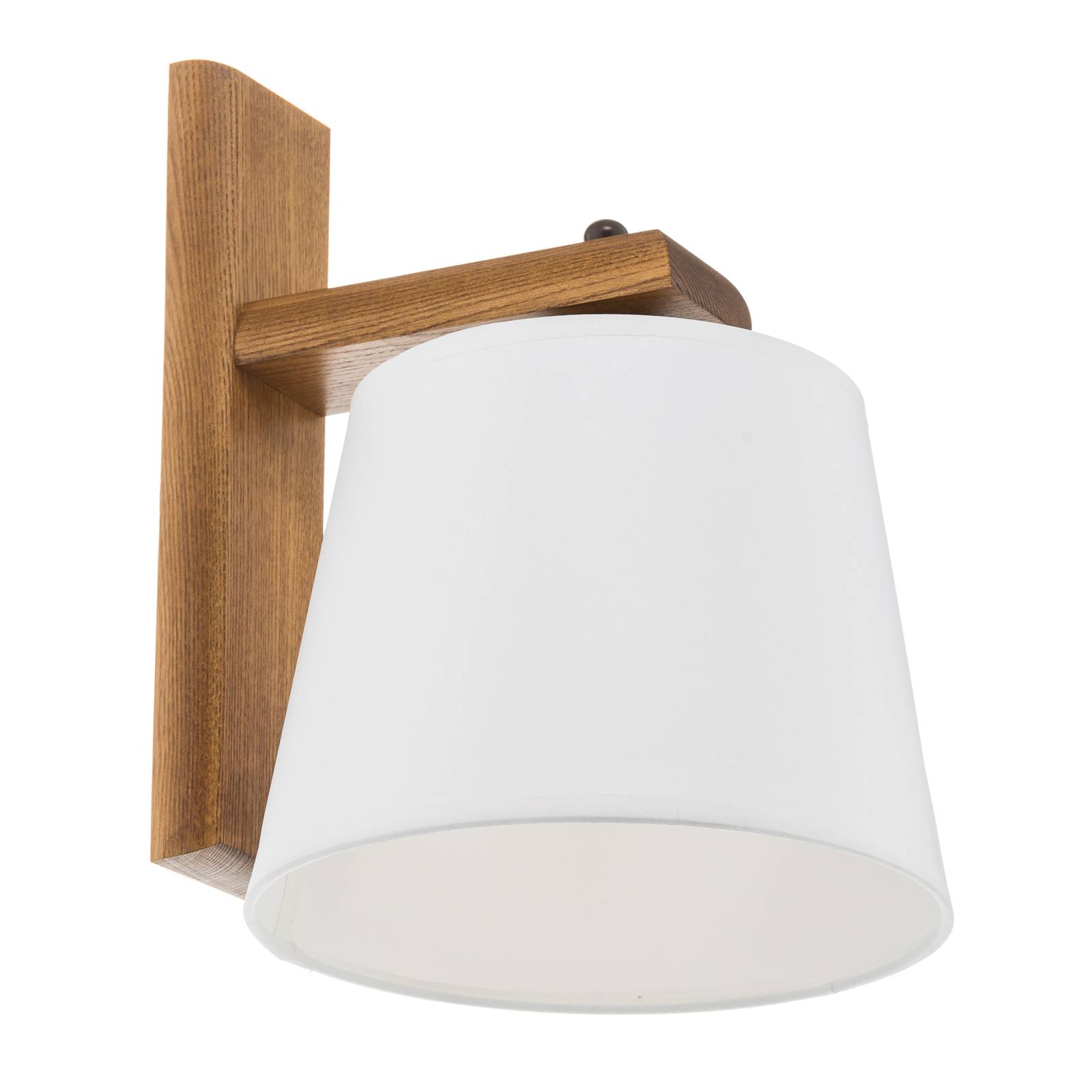 Euluna Wooden Wall Light - Living / Dining Room - dimmable - Modern - Brown