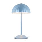 Zin bordlampe, blå, jern, højde 35,5 cm, G9 - Markslöjd