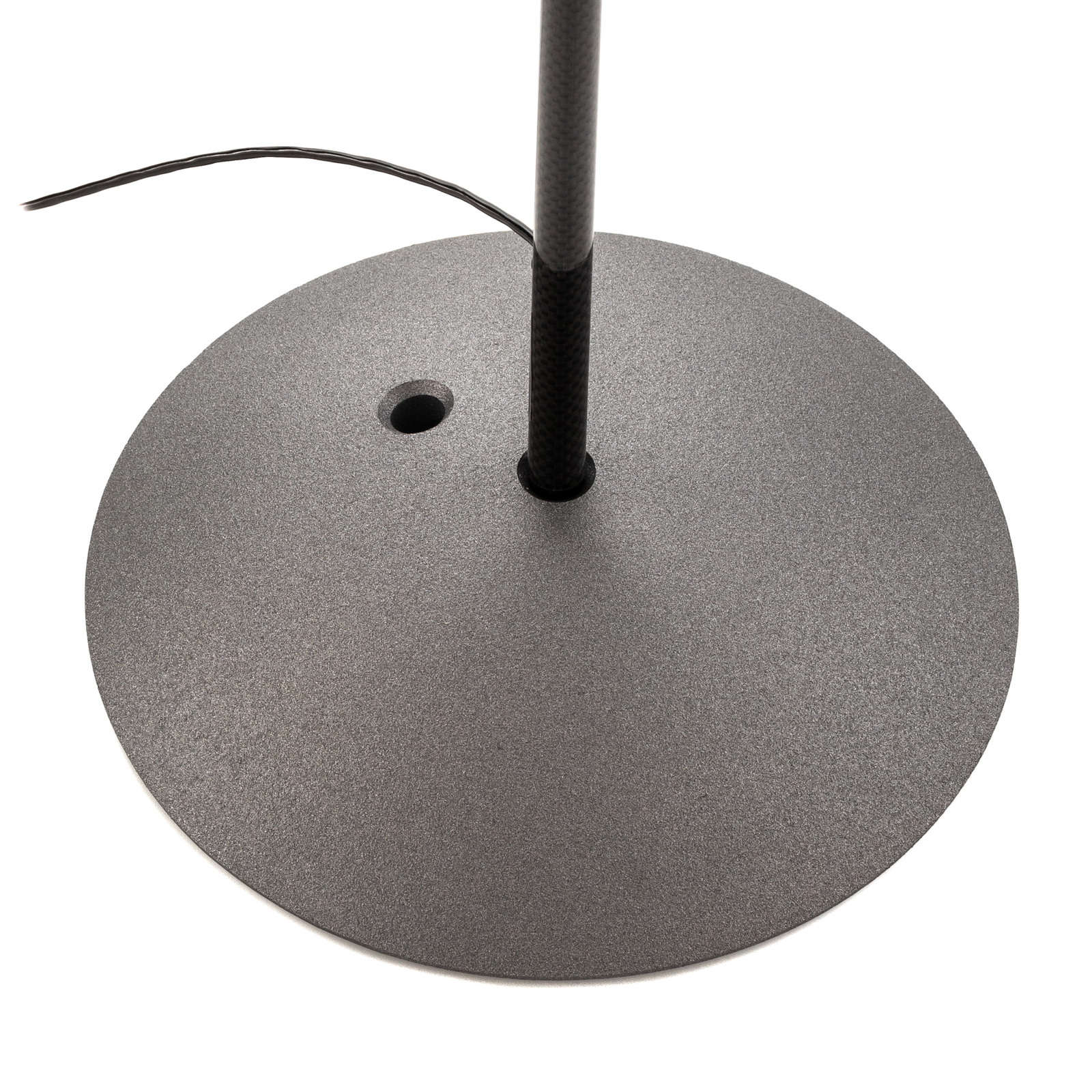 LED designer floor lamp Ringelpiez - black ring