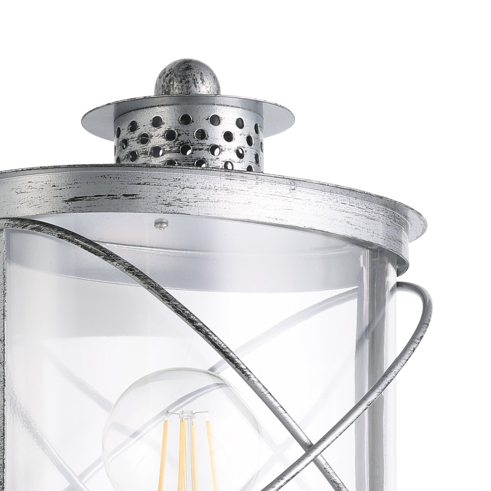 Außenwandleuchte Hilburn 1 mit dekorativem Schirm Außenwandleuchte Hilburn 1 mit dekorativem Schirm