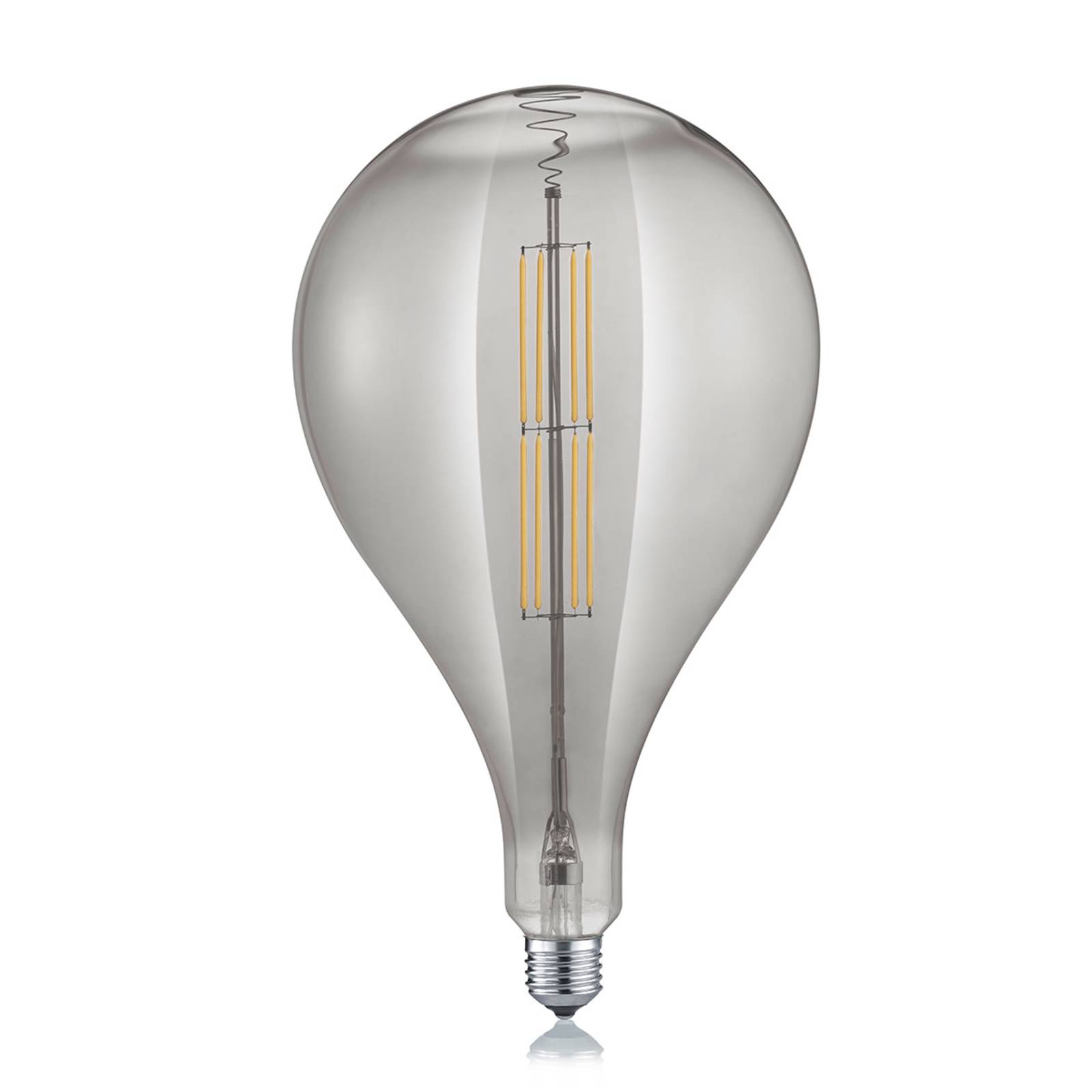 Ampoule globe LED goutte E27 8 W 2 700 K fumée