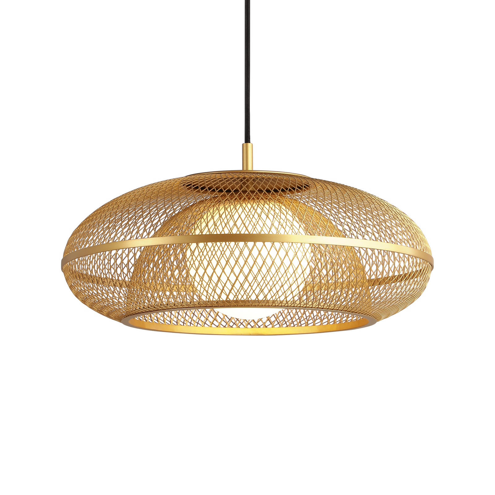 Suspension Faraday Medium couleur laiton, Ø 45 cm - UMAGE