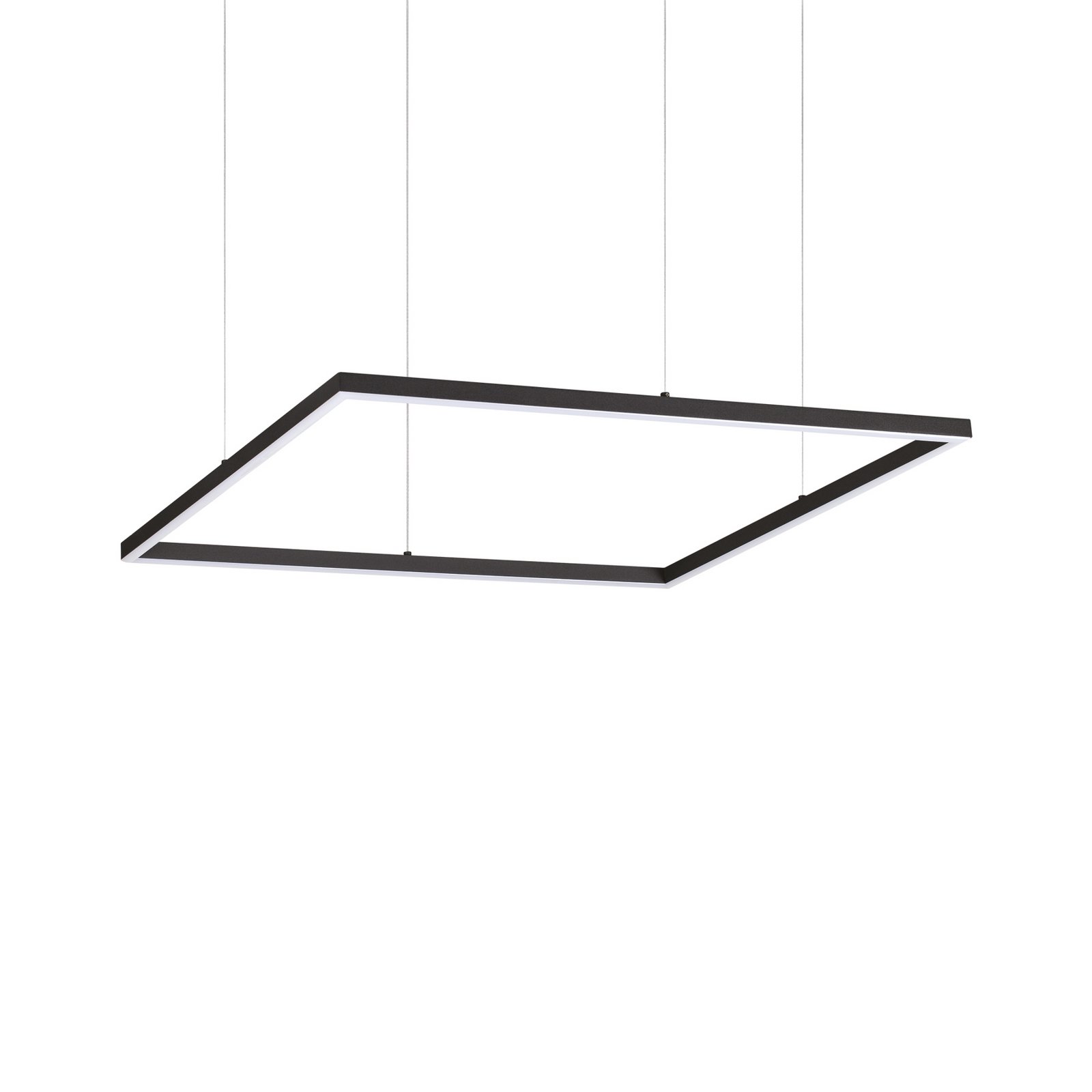 Ideal Lux LED-Pendel Oracle Slim 70 x 70 cm schwarz 3.000 K