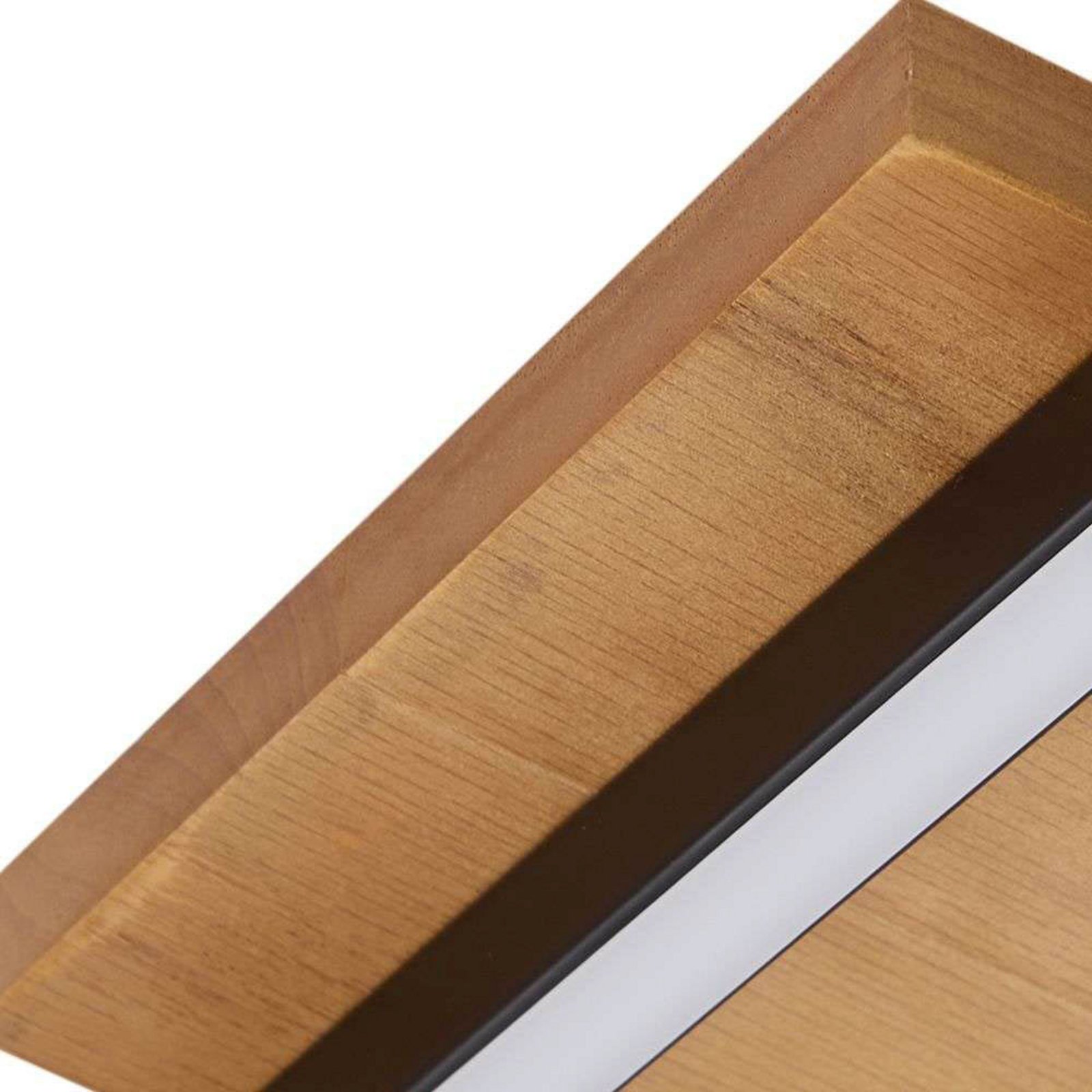 Galad 5 LED Lámpara de Techo Madera - Lindby