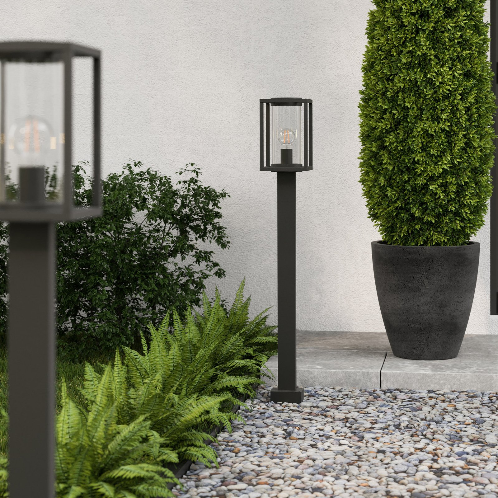 Ferda Außen Gartenleuchte H100 Graphite - Lucande