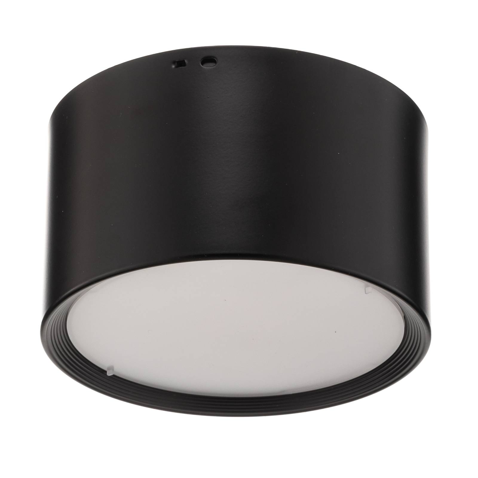 Downlight LED Ita noir avec diffuseur Ø 15 cm