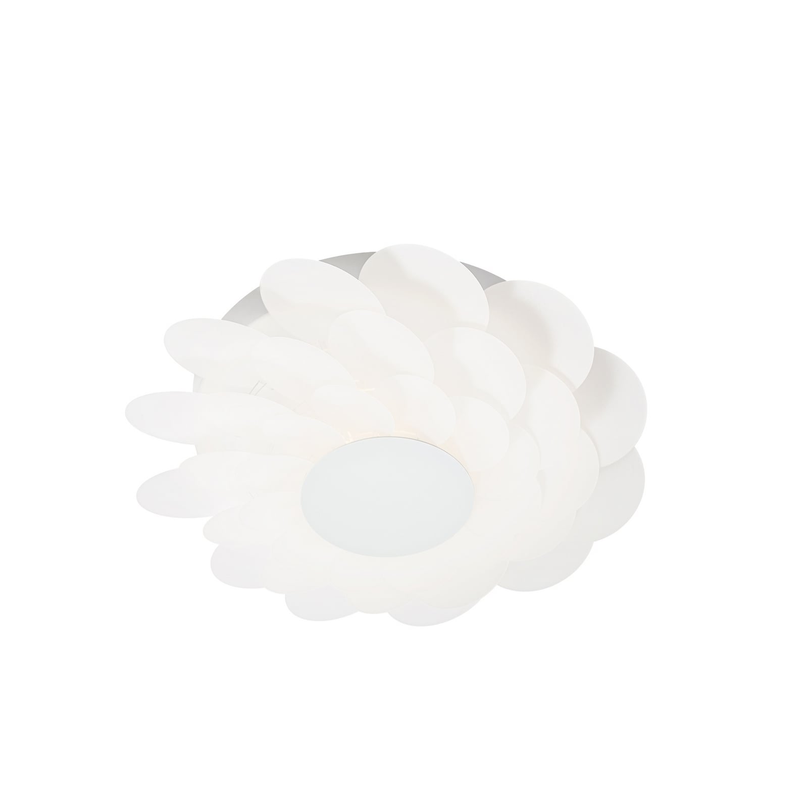 Lucande LED-Wandleuchte Bloem, Ø 40 cm, weiß, 3-step-dim Lucande LED-Wandleuchte Bloem, Ø 40 cm, weiß, 3-step-dim