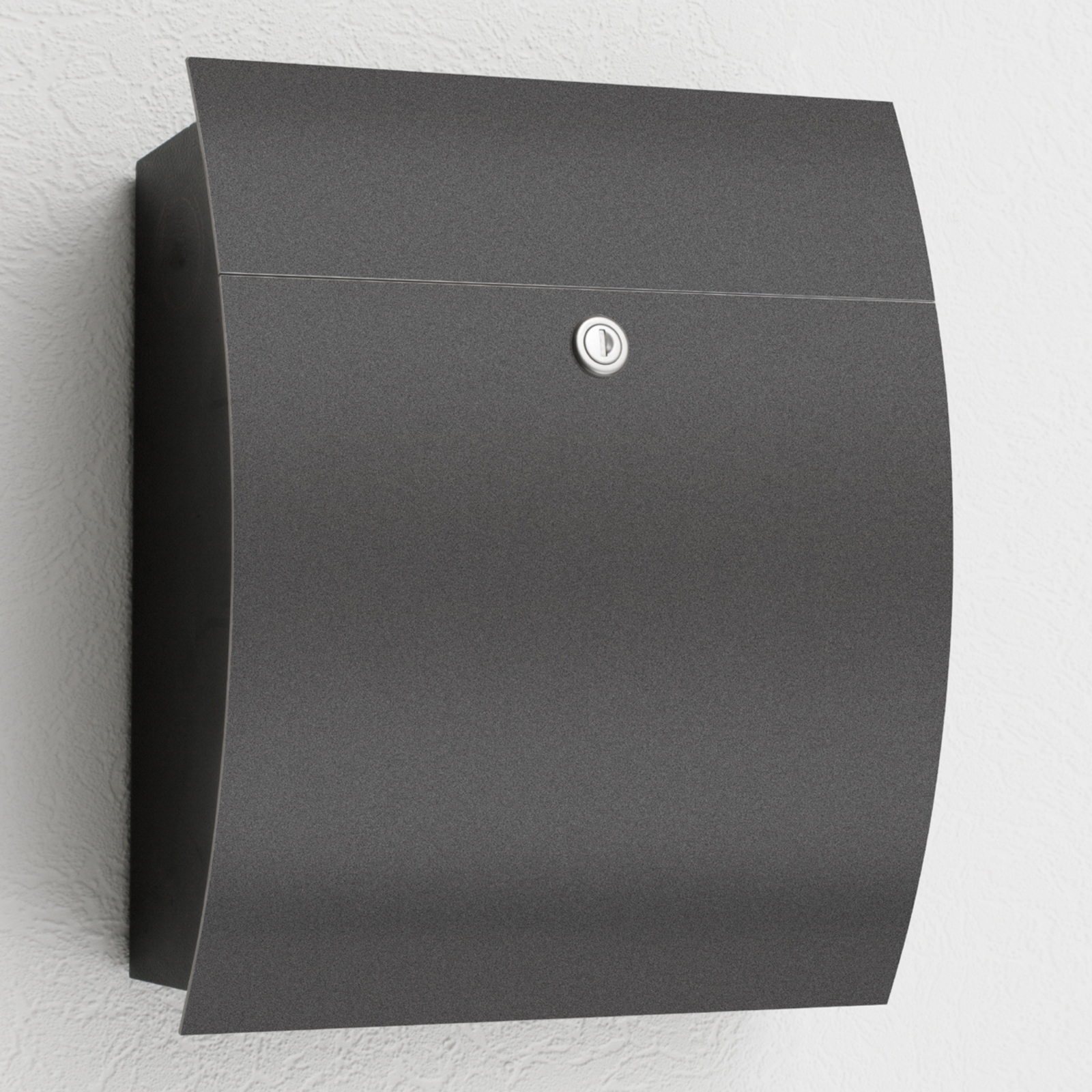 CMD Nila letterbox, anthracite, Powder-coated metal, W: 31 cm, H: 40 cm