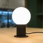 SLV Varyt lampada da tavolo, nero, alluminio, altezza 19,2 cm