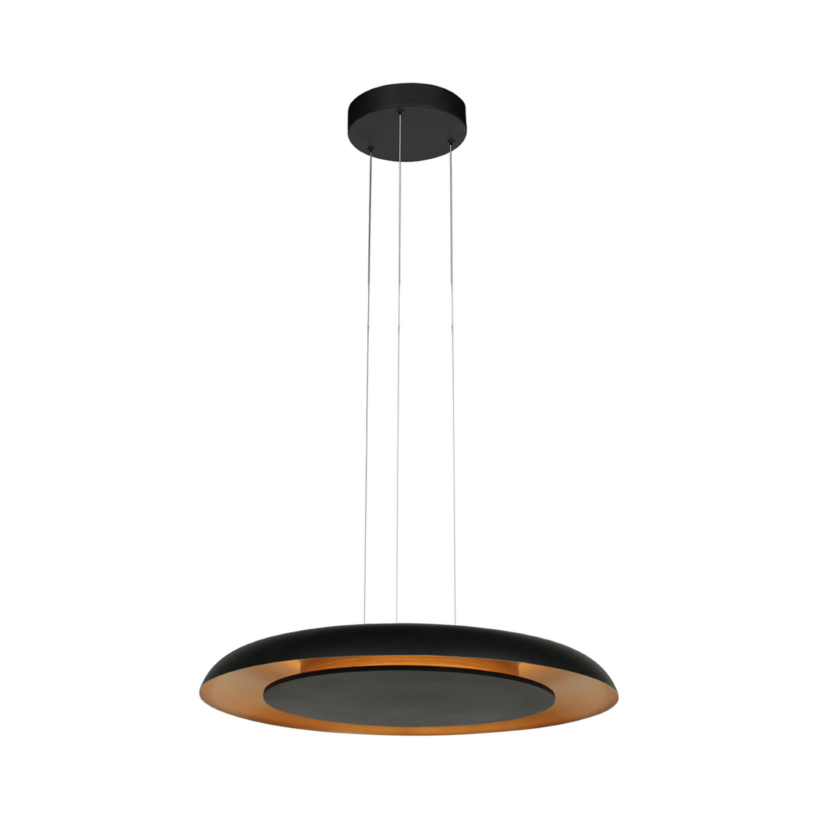 LED lógó világítás Golden Veil, fekete/arany, dimmelhető, fém