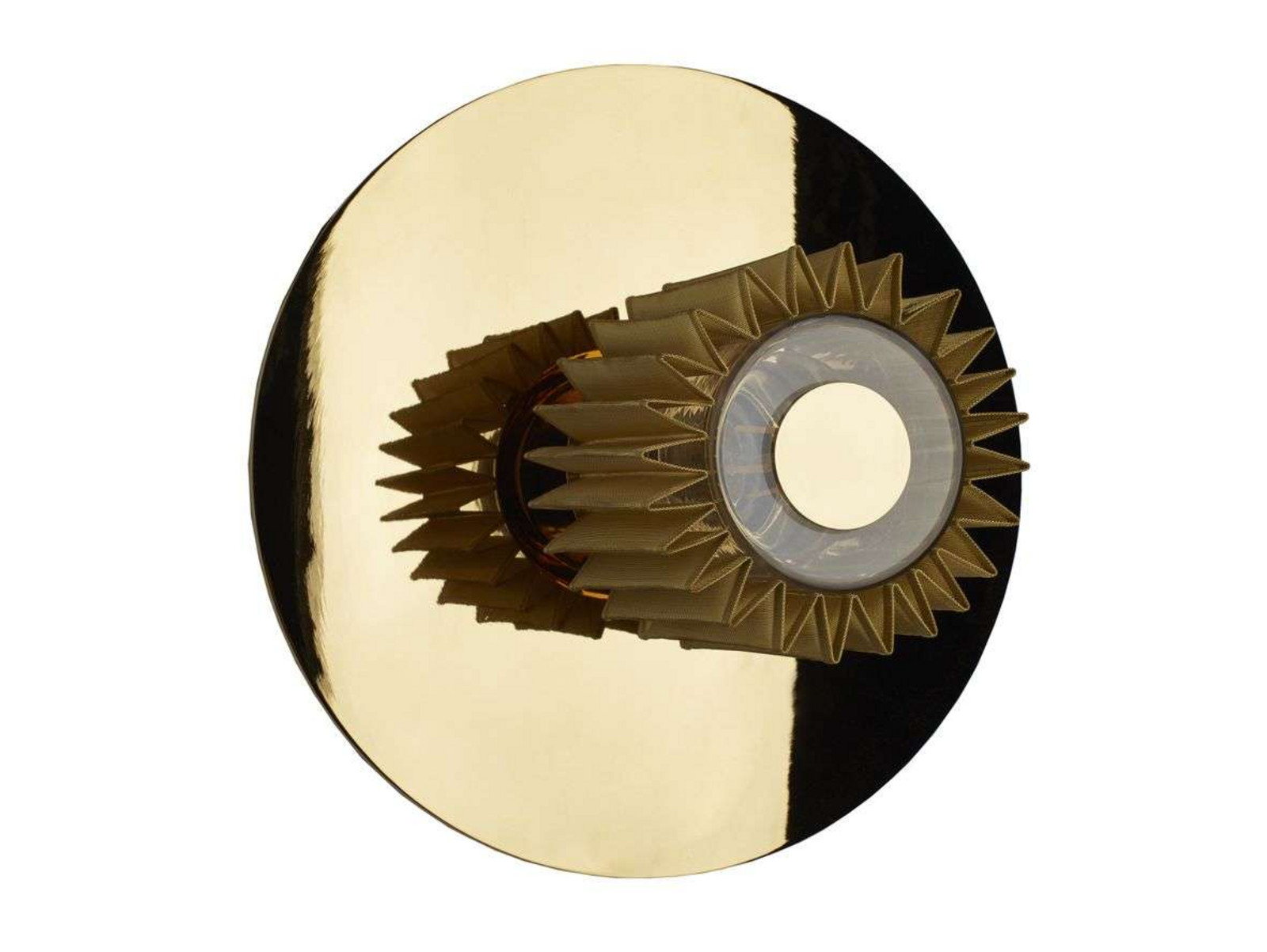 In The Sun 270 Wandleuchte Gold/Gold DCW - Wohnzimmer - Metall