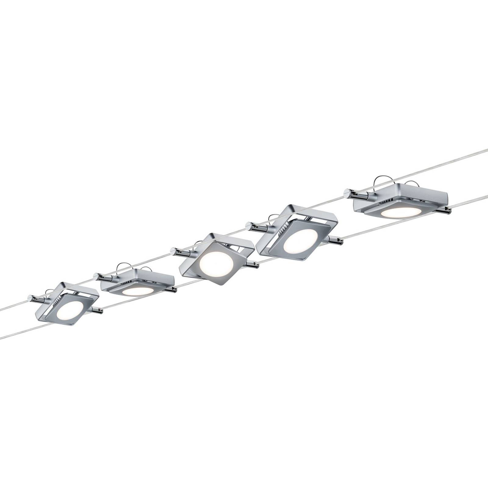 Paulmann LED-kötélkészlet ötágú króm 230 V/12 V DC