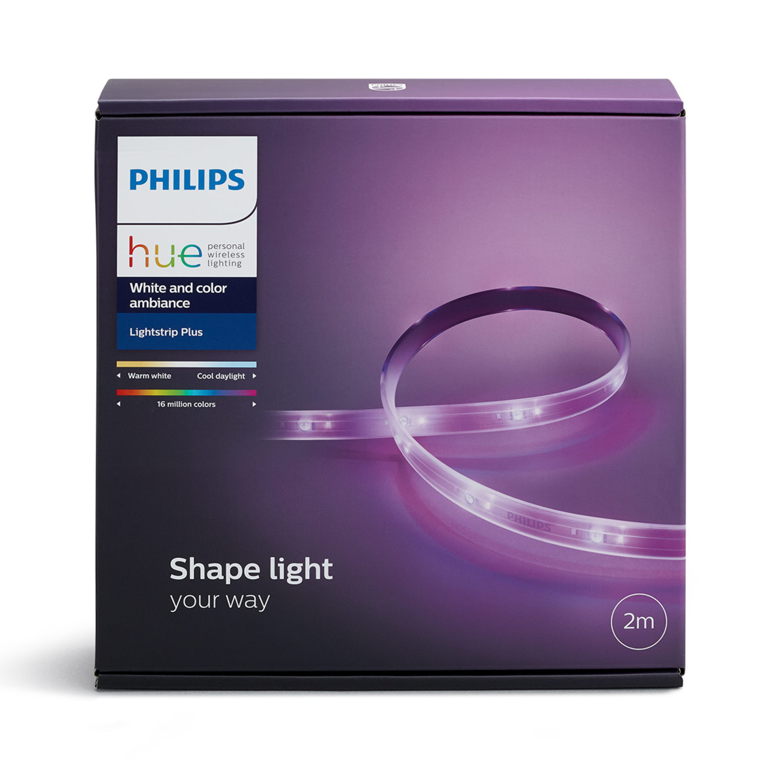Philips Hue White+Color LightStrip Plus perus 2 m