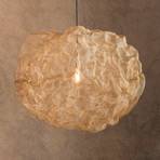 Northern Heat hanging light, brass, Ø 95 cm
