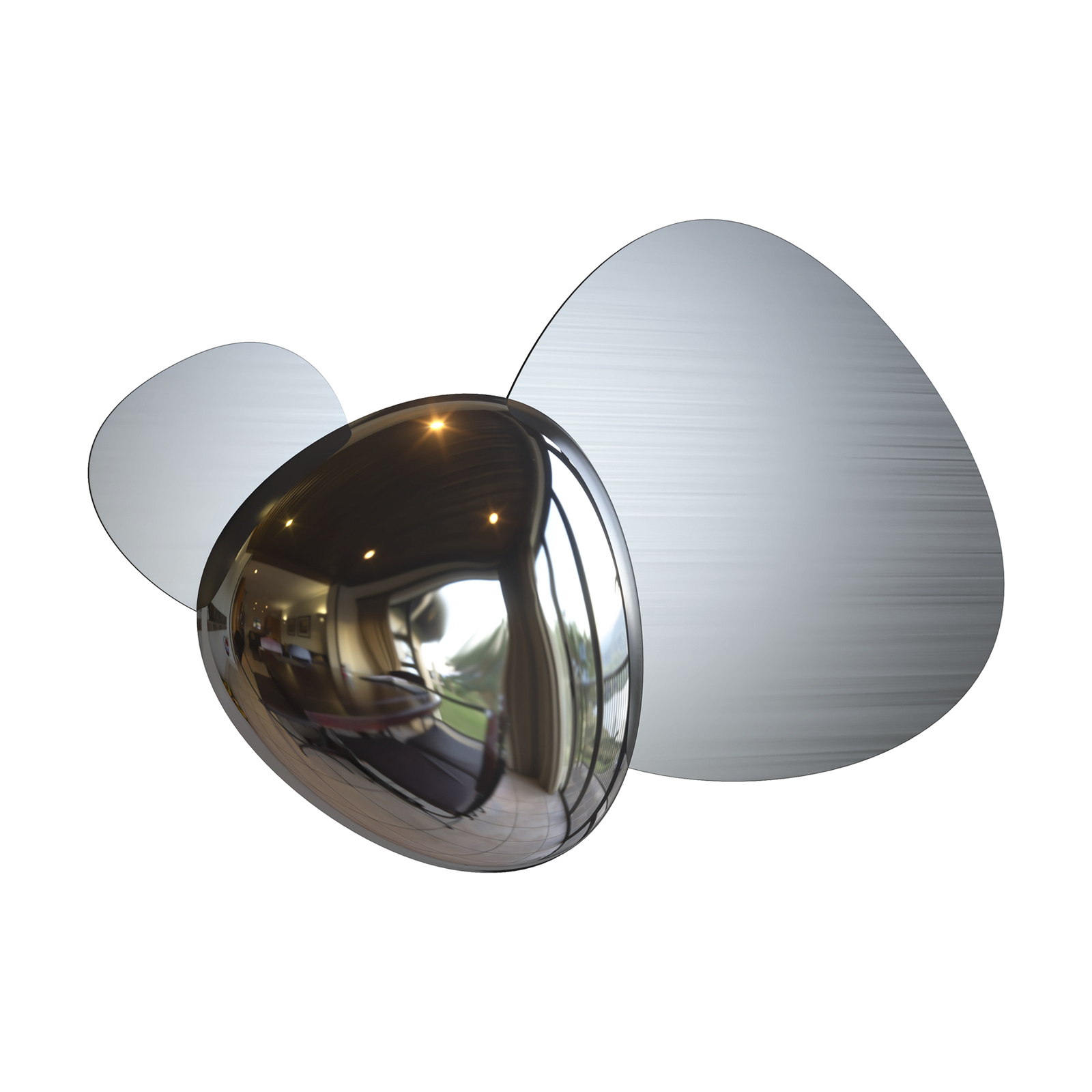 Maytoni Jack-stone applique LED, 36,6 cm, nichel