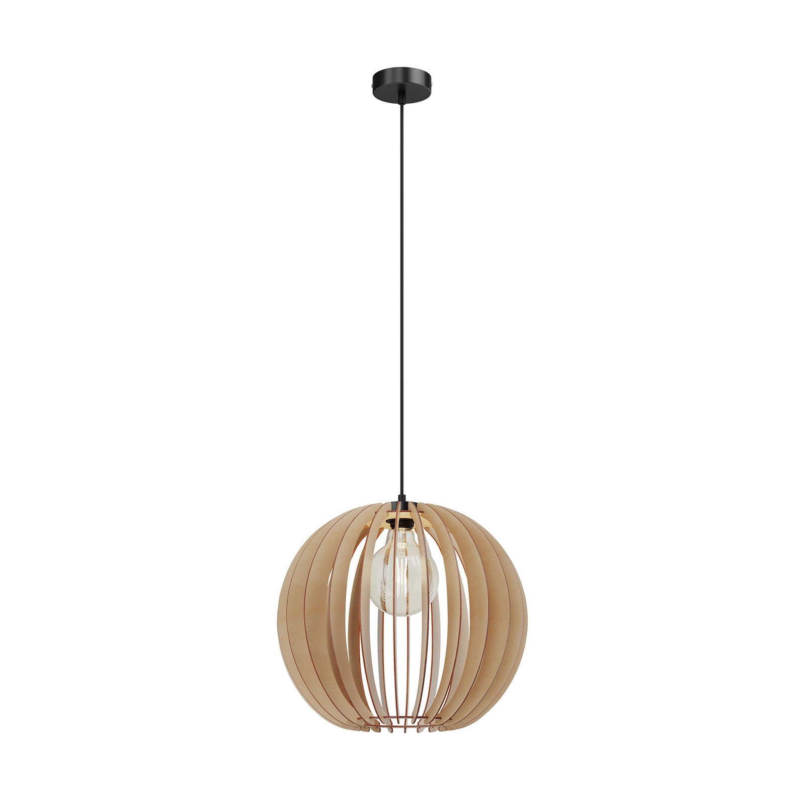 Clay Ø40 pendellampa svart/trä - Envostar
