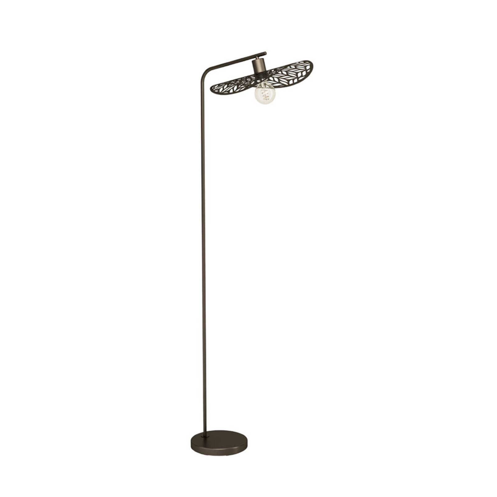 EGLO Stehlampe SWABY, bronzefarben, Höhe 160 cm, Metall, E27