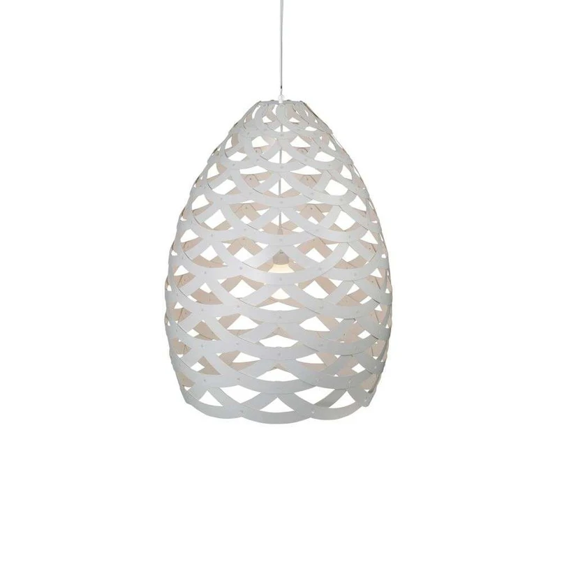 David Trubridge ltd - Tui Pendelleuchte Ø95 Weiß 2 Seiten David Trubridge