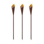 Jalf Candeeiro de Célula Solar com Spike 3 pcs. Rust - Lindby