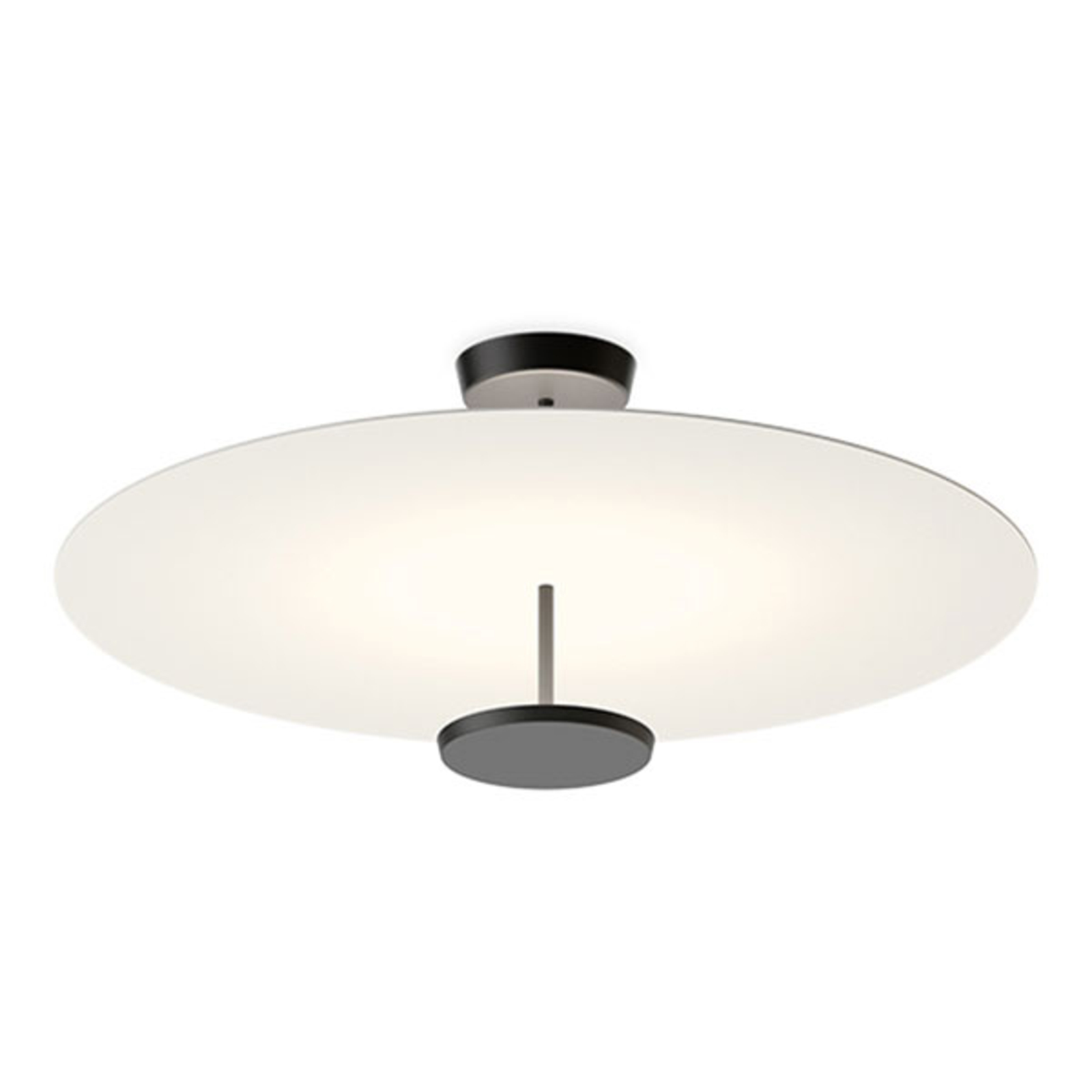 Vibia Flat LED ceiling light 2-bulb Ø 90 cm white