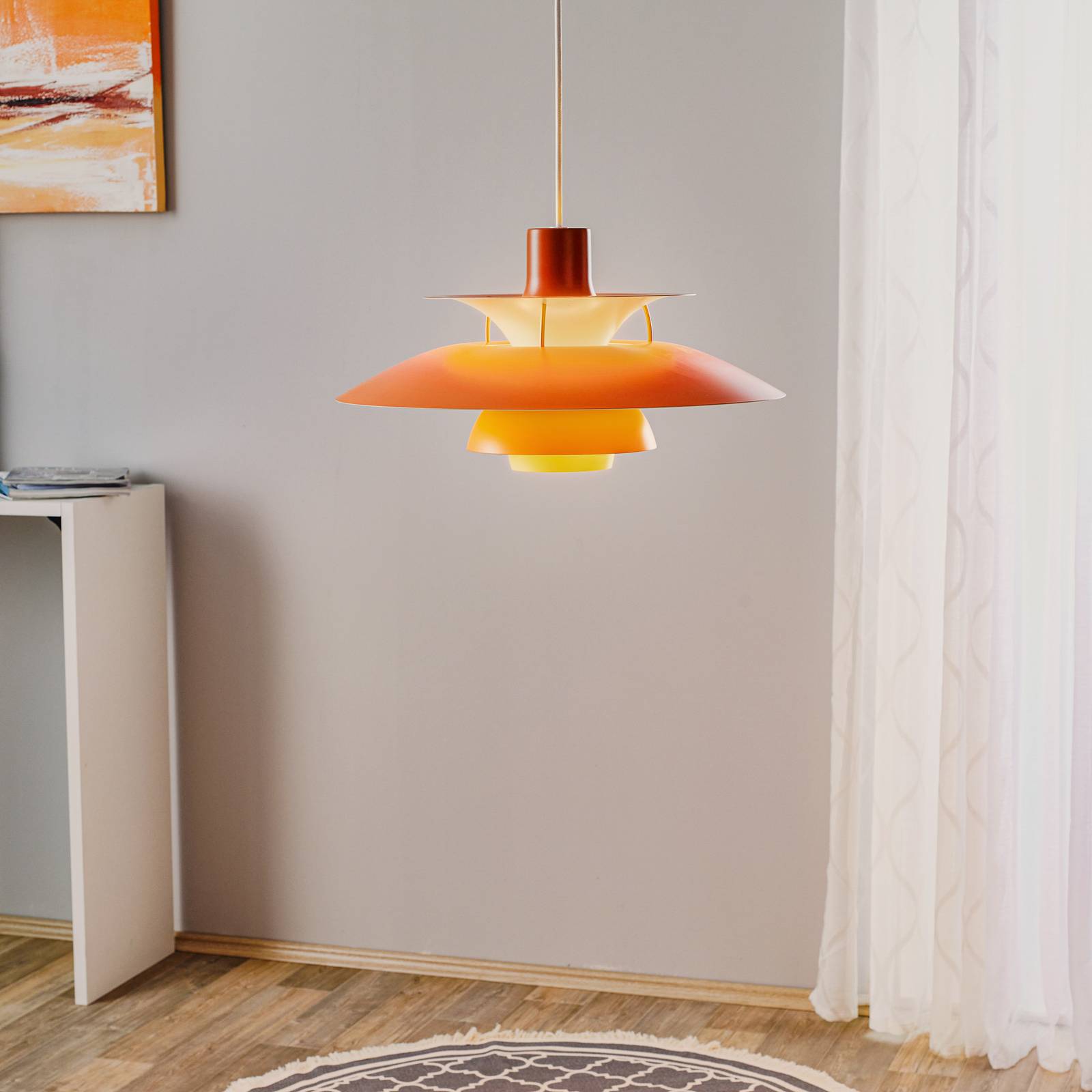 Louis Poulsen PH 5, Designer-Pendellampe orange günstig online kaufen