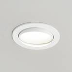 Arcchio Katerin LED-Einbauleuchte, weiß, schwenkb.