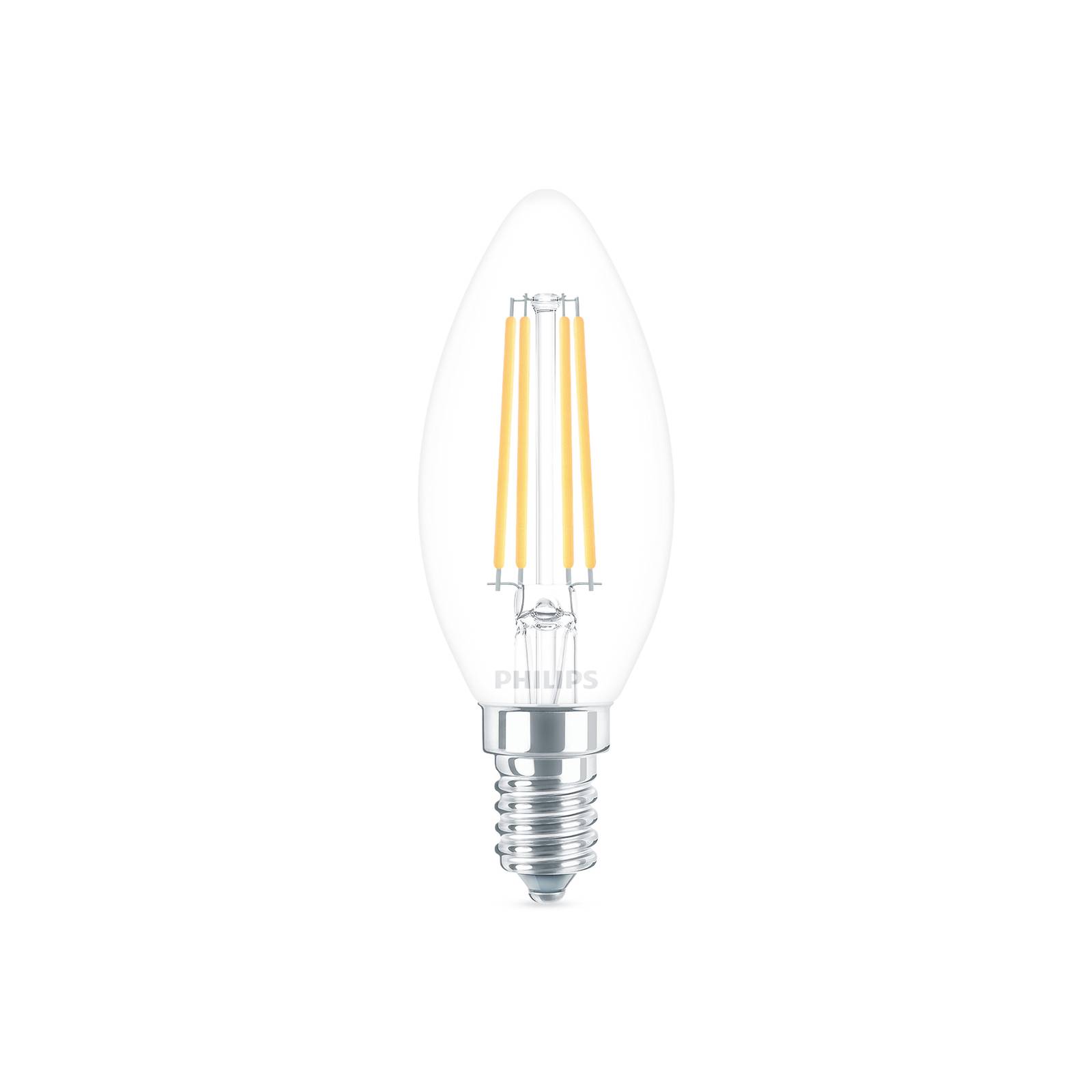 Philips Classic LED-Lampe E14 B35 6,5W klar 4.000K