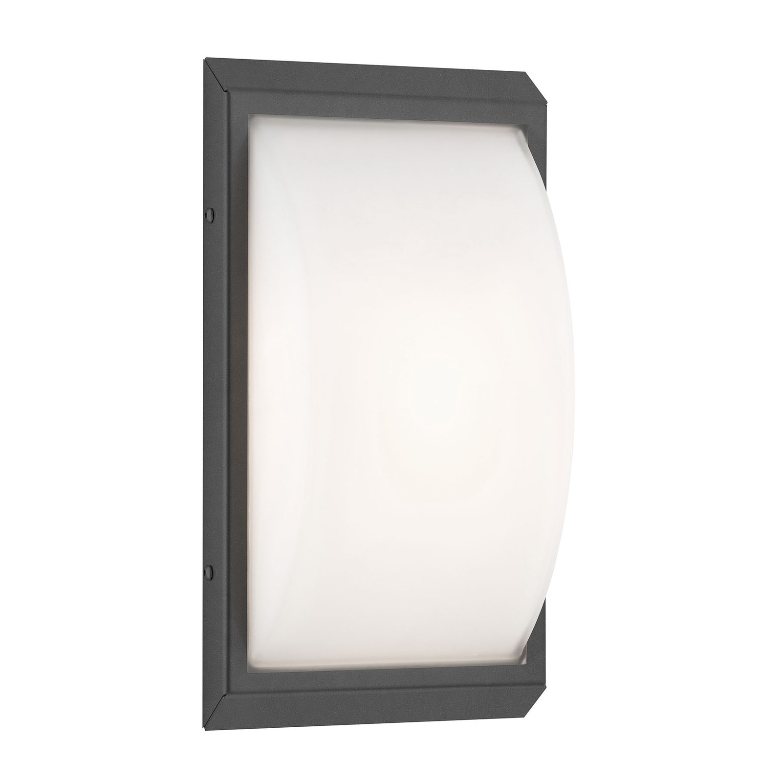 053 outdoor wall light, stainless steel, graphite