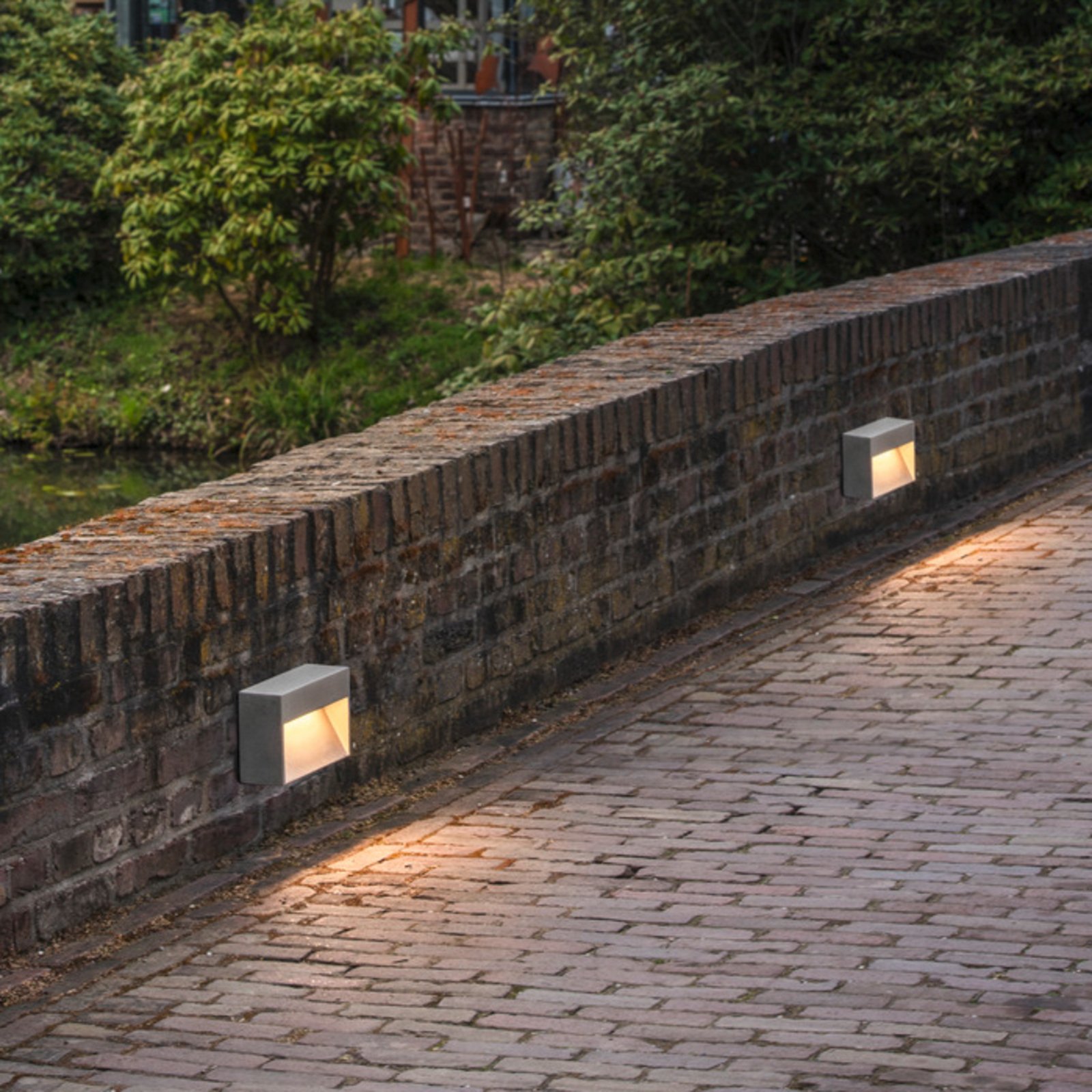 Concreto LED Outdoor Wall Lamp M IP65 Light Grey - SLV