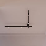 WEVER & DUCRÉ Plafonnier LED Trace Spin 1.0 noir 927