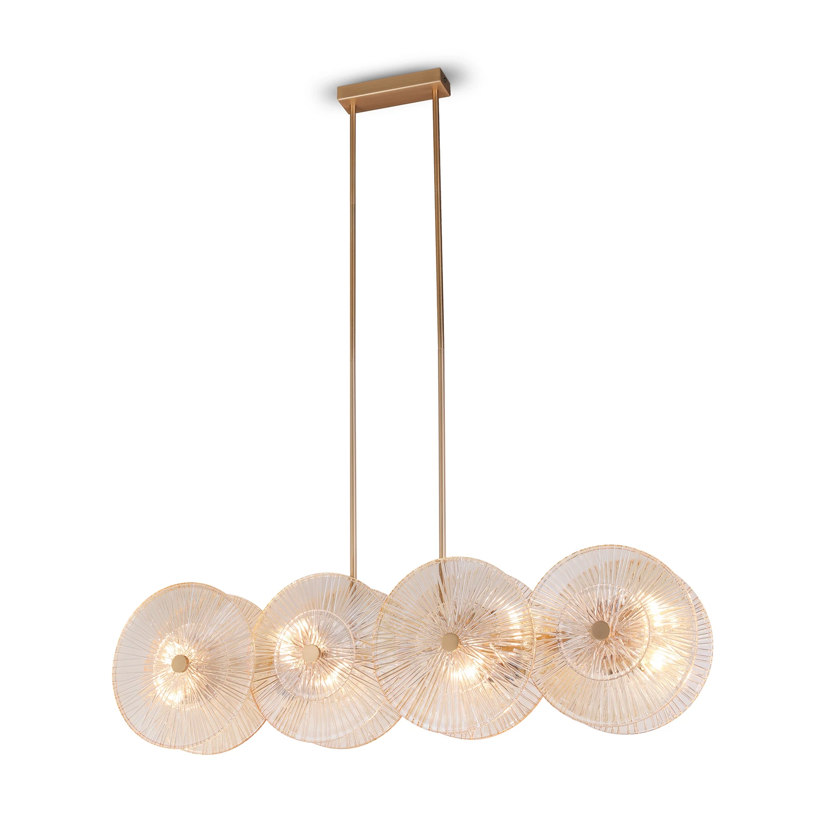Maytoni rippvalgusti Aster, klaas, pikkus 101 cm, 8 x E14