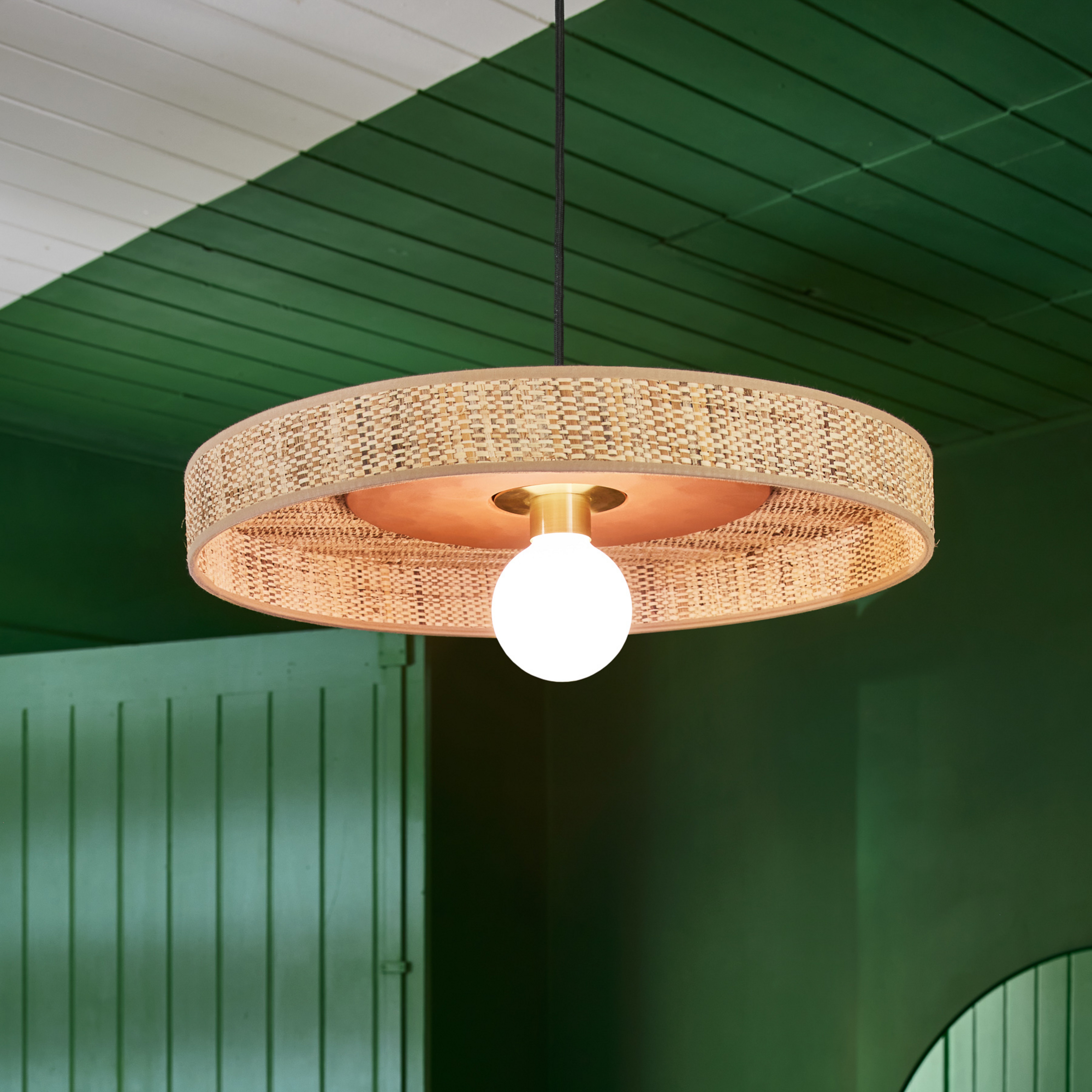Portinatx Lampada a sospensione Ø50cm terracotta - MARKET SET